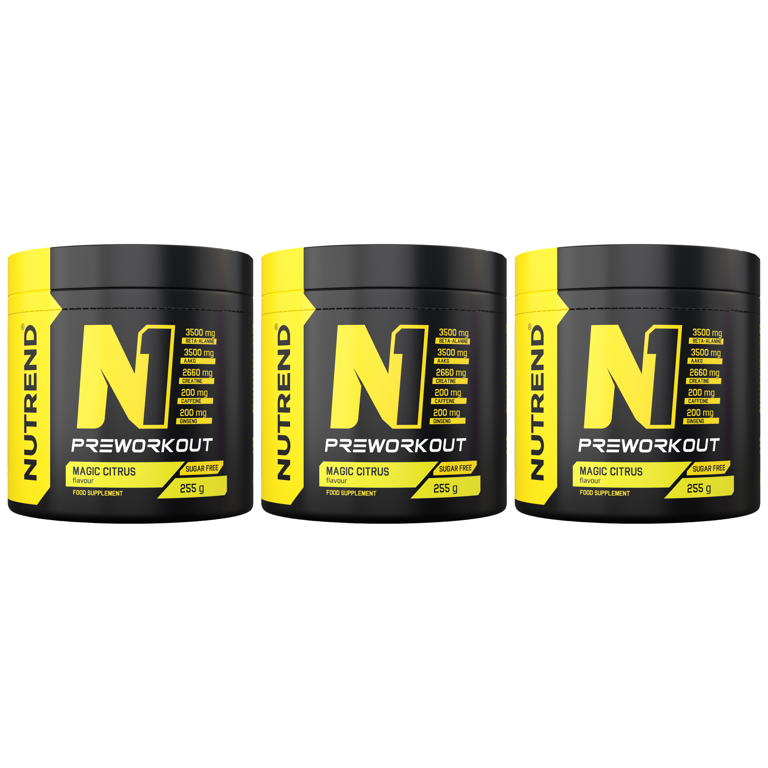 NUTREND N1 Pre Workout - 3x 255g