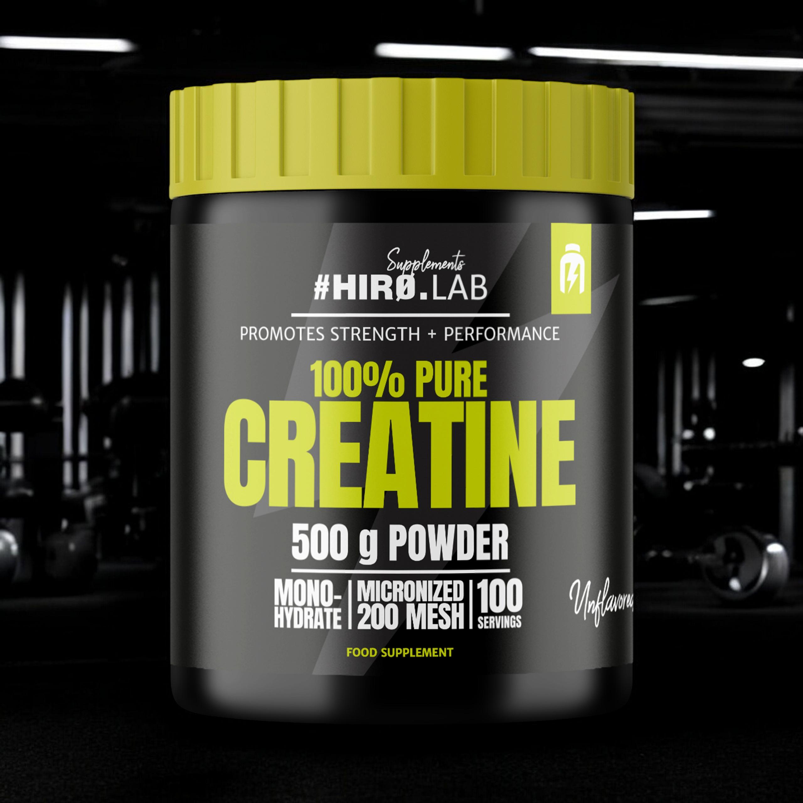 HIRO.LAB 100% Pure Creatine - 500g + 100g FREE