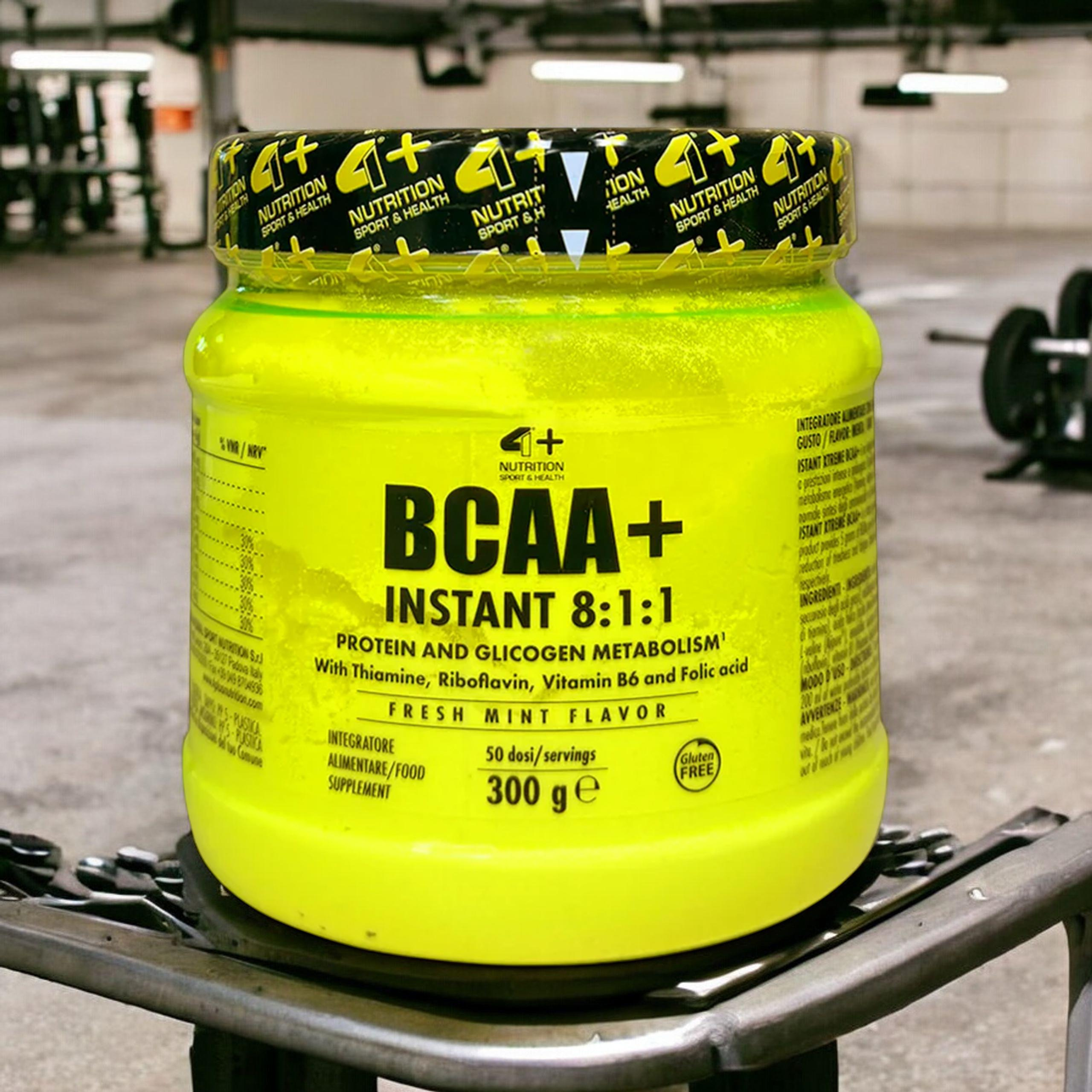 4+ NUTRITION - BCAA Instant Xtreme 8:1:1 - 2x 300g - Fresh Mint