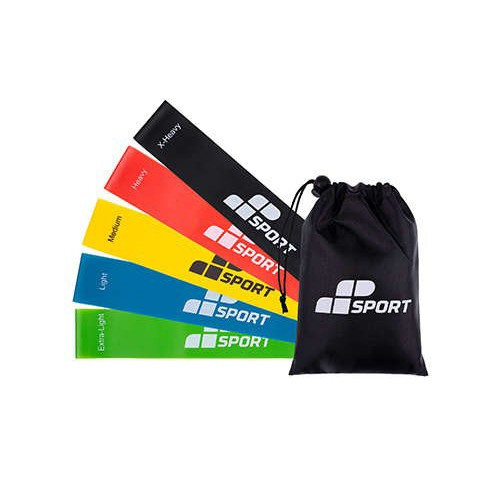 MP SPORT Zestaw gum do ćwiczeń Resistance Loop Bands - Level 1-5