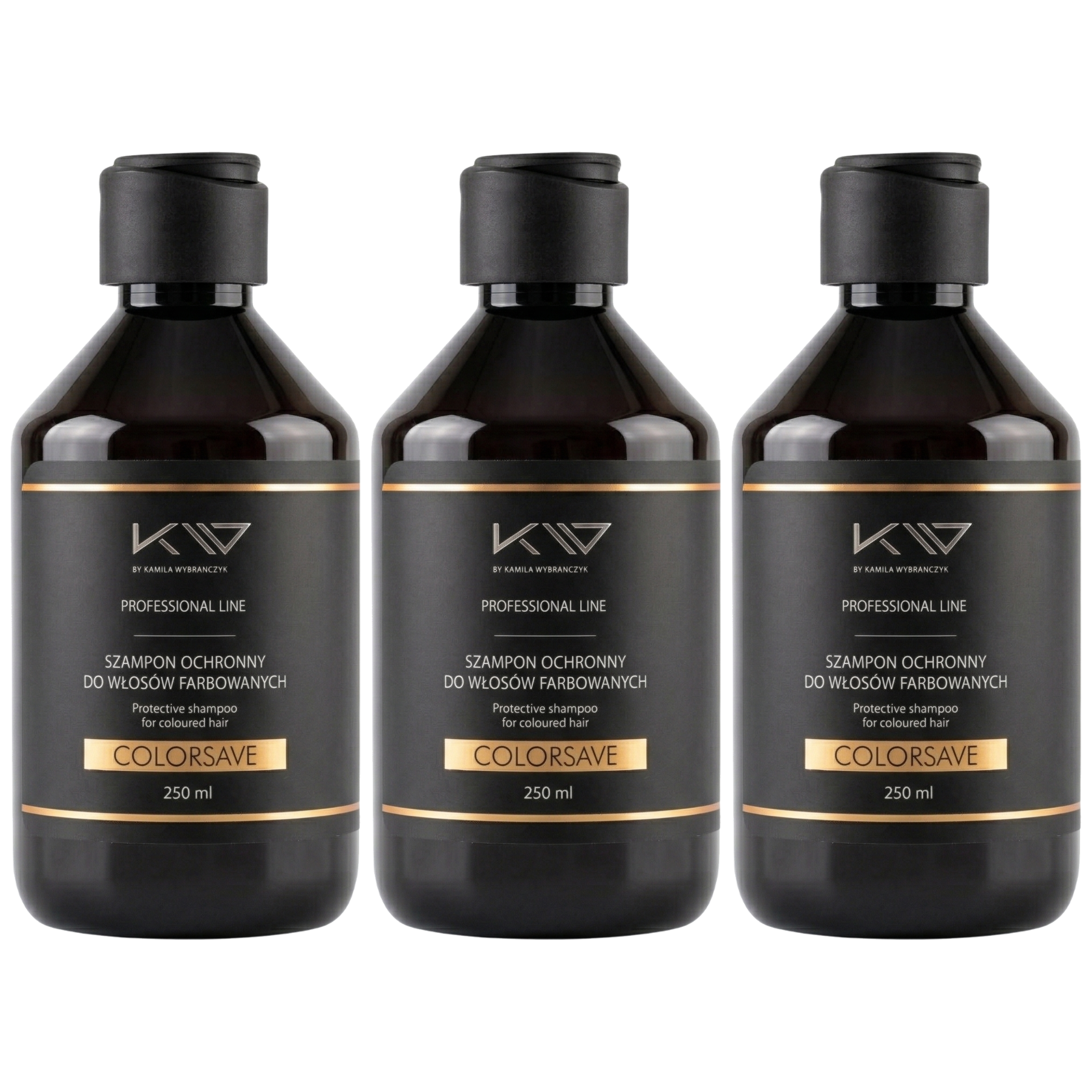 KAMILA WYBRAŃCZYK - Szampon Ochronny do Włosów Farbowanych - 3x 250ml