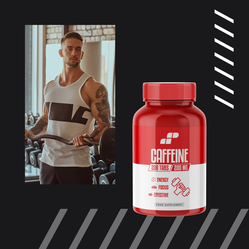 3x MP NUTRITION Caffeine 200mg - 200tabs