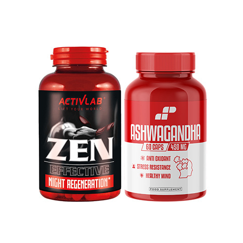 Zestaw ACTIVLAB | MP SPORT Zen - 120caps + MP Ashwaghandha 450mg 9% - 60caps