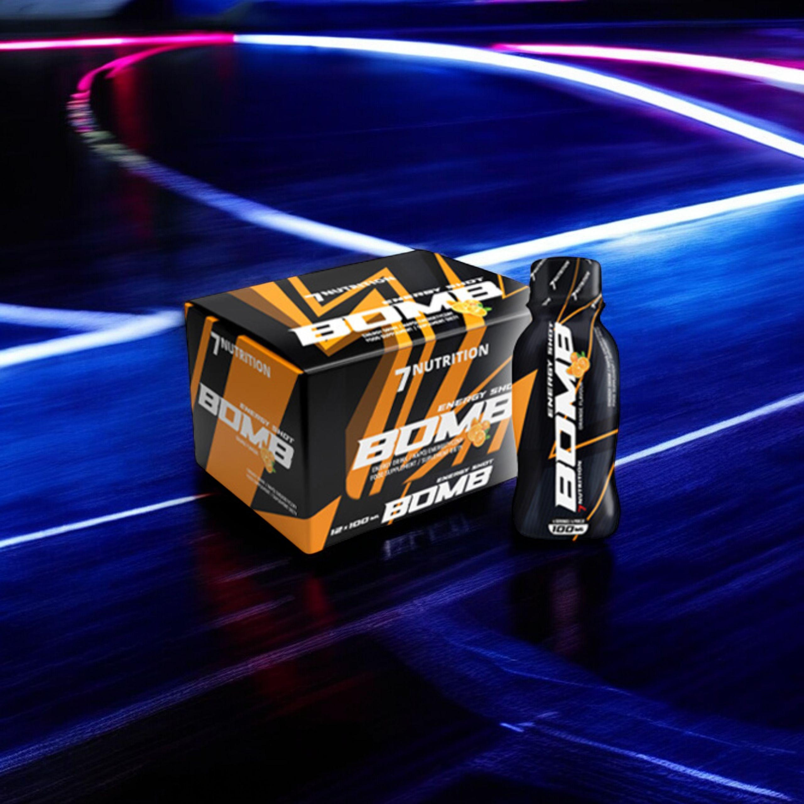 7 NUTRITION - Bomb Shot - 12x 3x 100ml - Orange