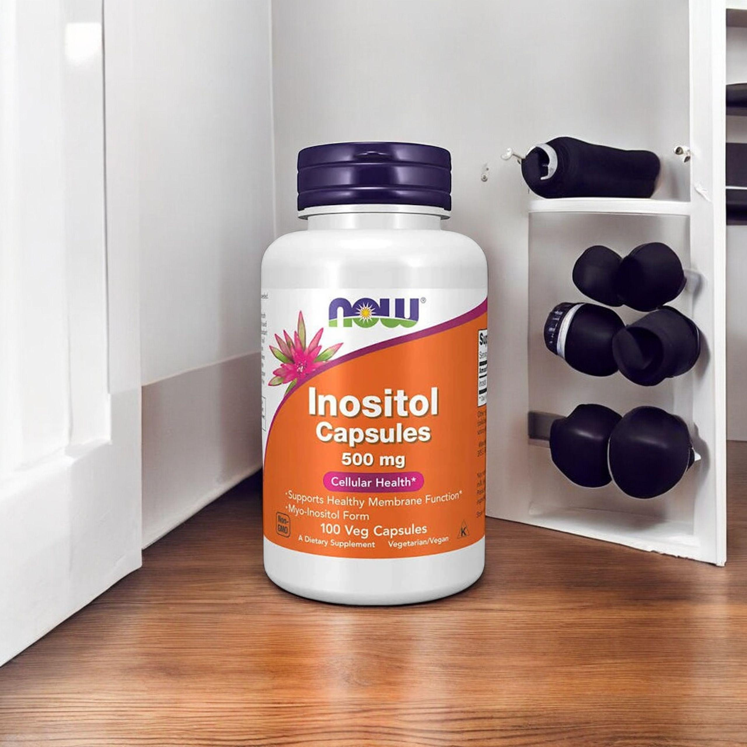 NOW Inositol 500mg - 3x 100vcaps.