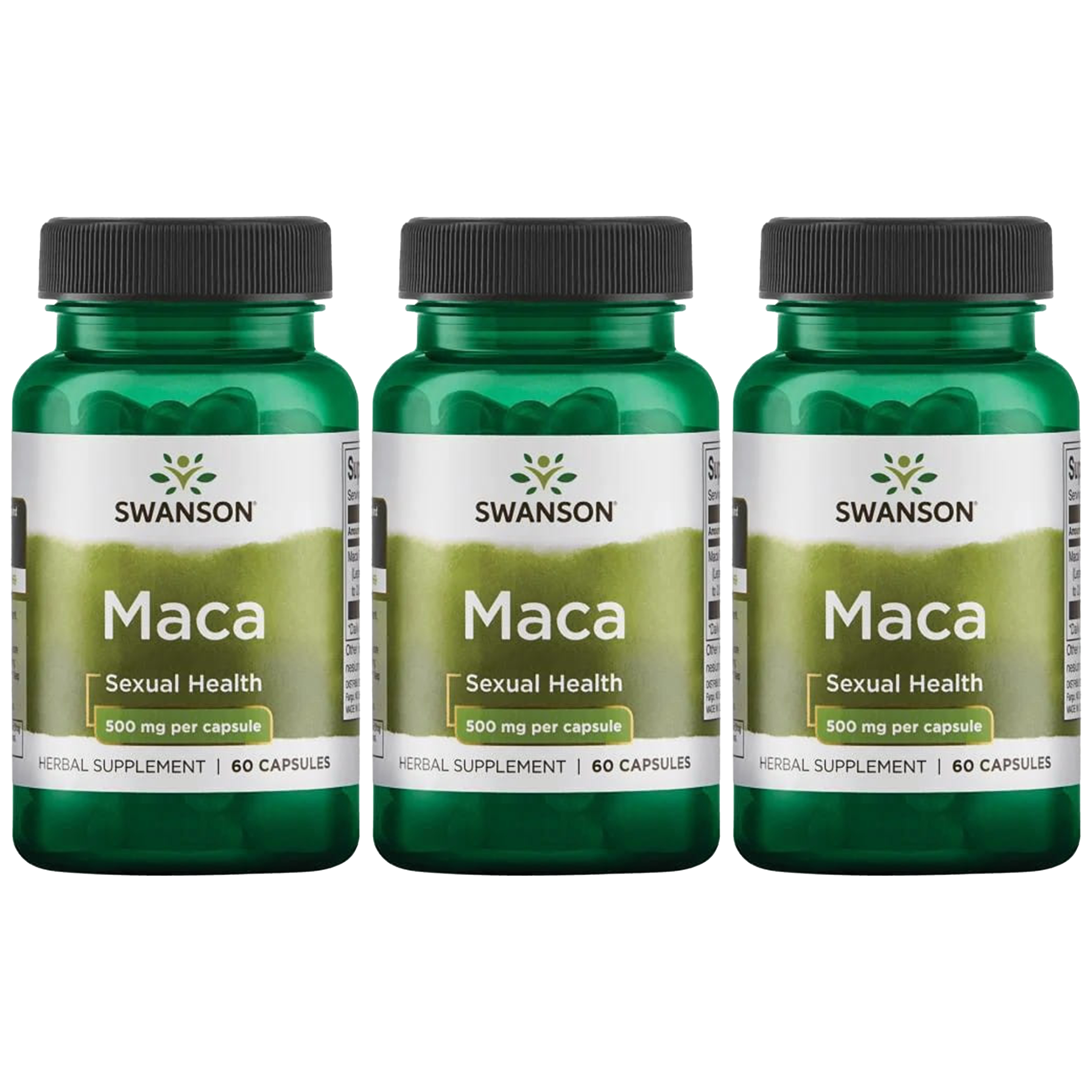 SWANSON Maca Extract 500mg - 3x 60caps