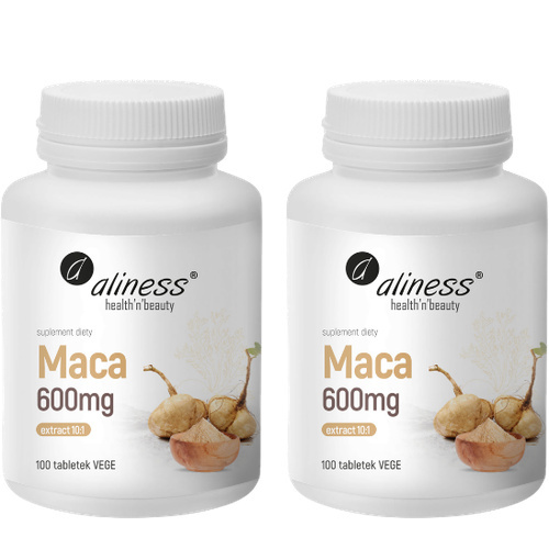 ALINESS - Maca Extract 600mg - 100vtabs. x2