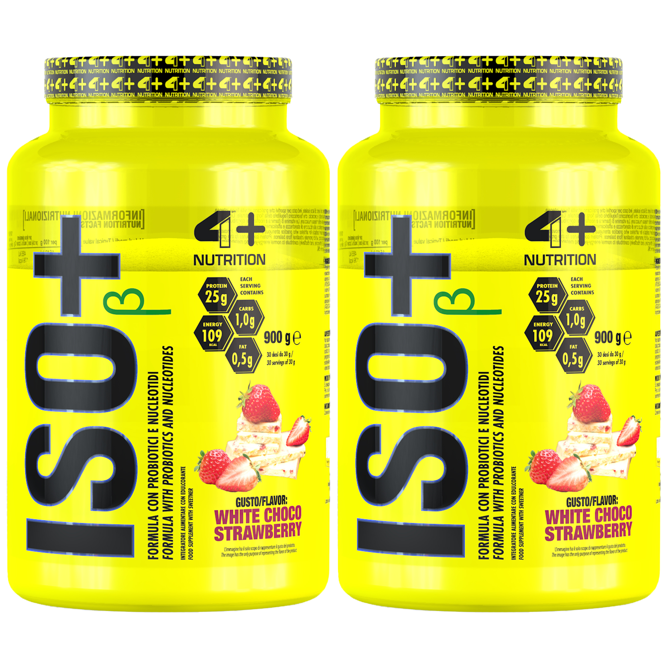 4+ NUTRITION Iso+ Probiotics - 2x 900g