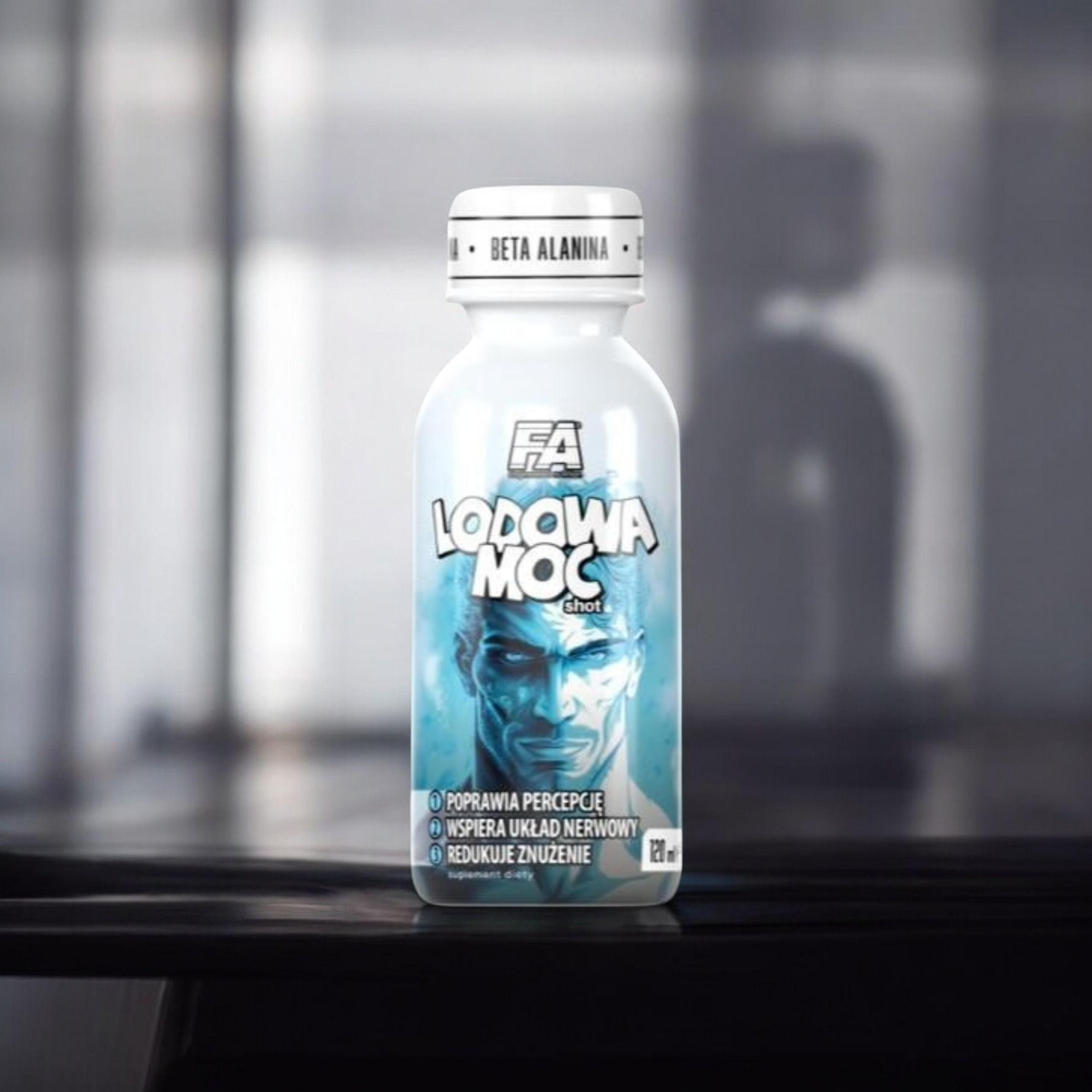 FITNESS AUTHORITY - Lodowa Moc Shot - 12x 3x 120ml - Lemon Ice Tea