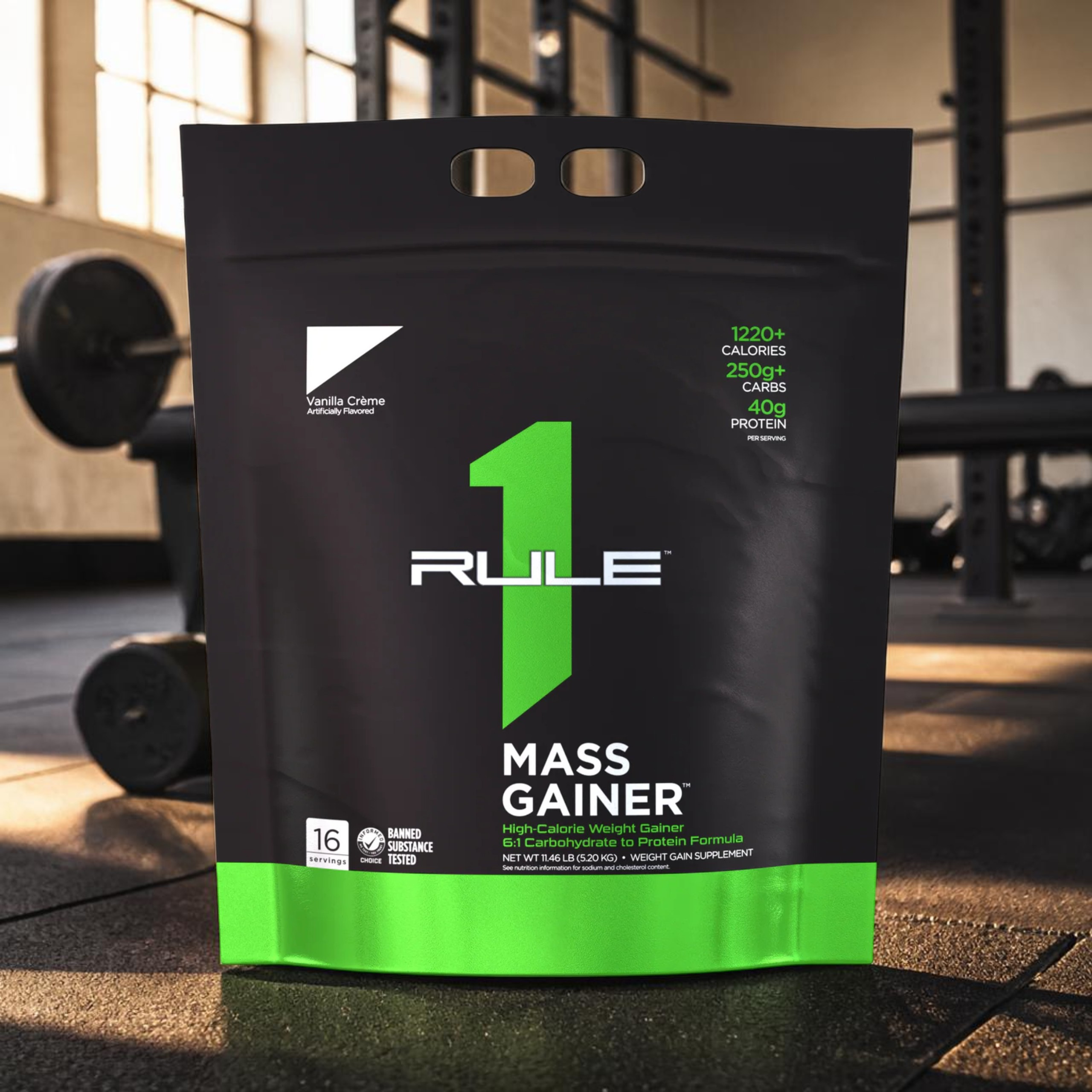 RULE1 - R1 Mass Gainer - 3x 5200g - Vanilla Cream