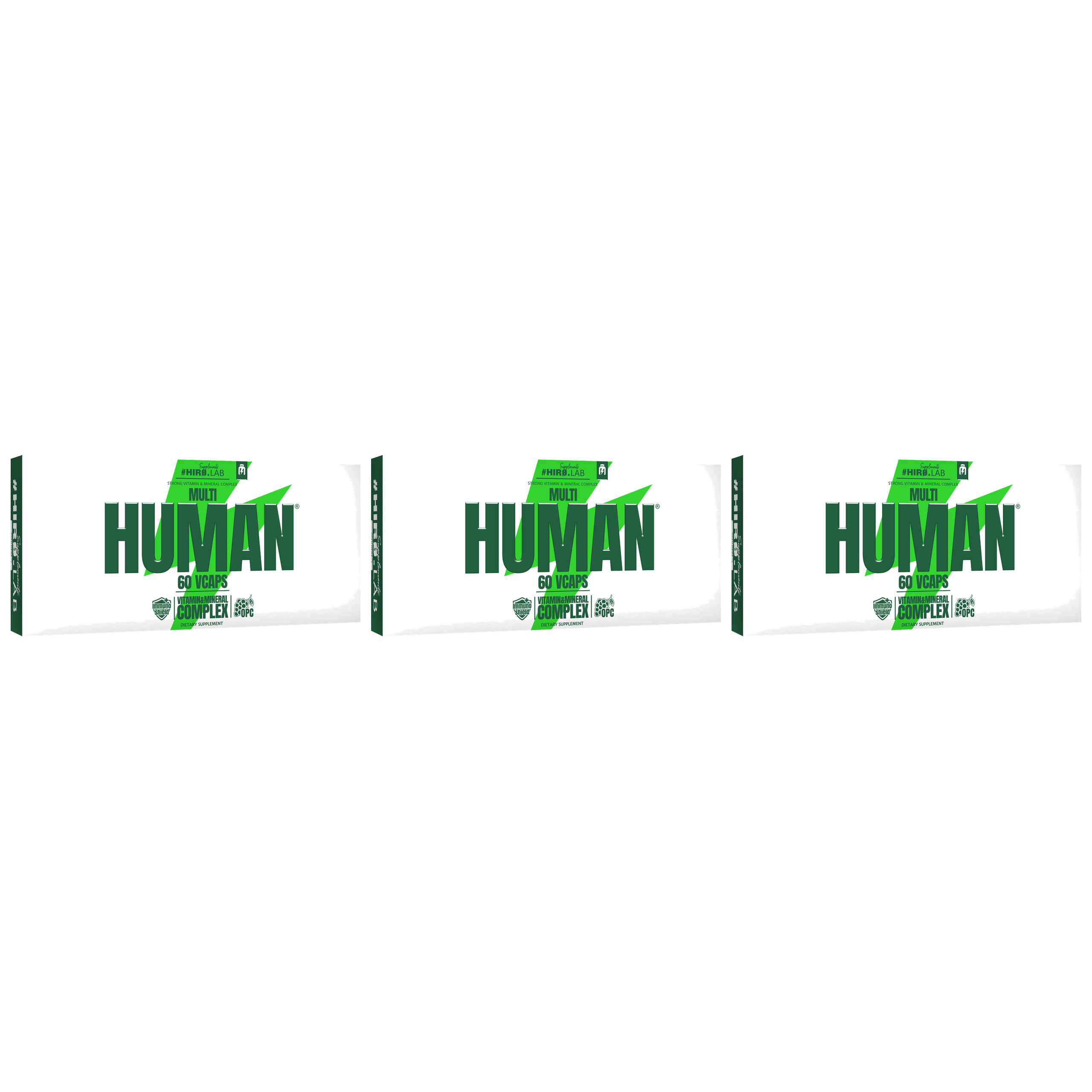 HIRO.LAB Multi Human - 3x 60 vcaps