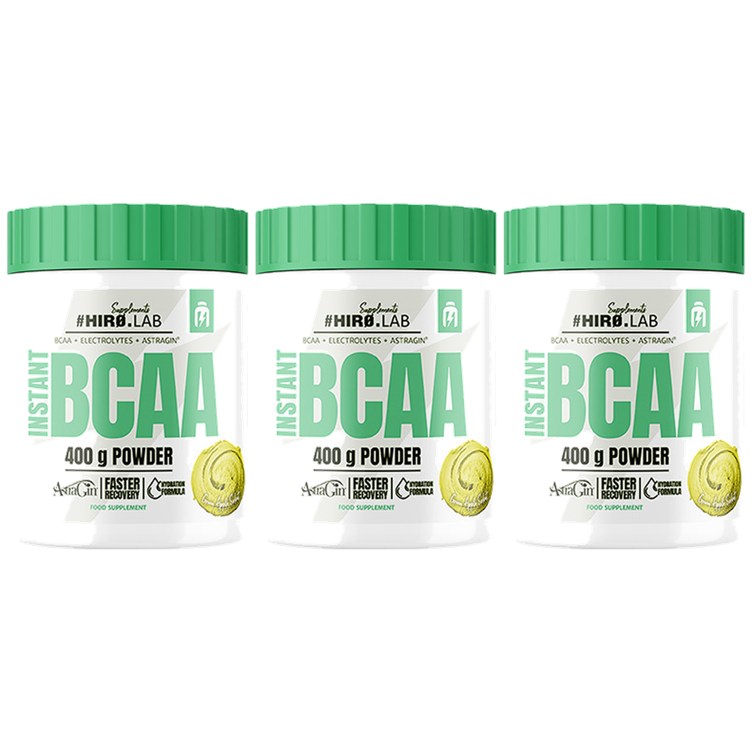 HIRO.LAB BCAA Powder - 3x 400g