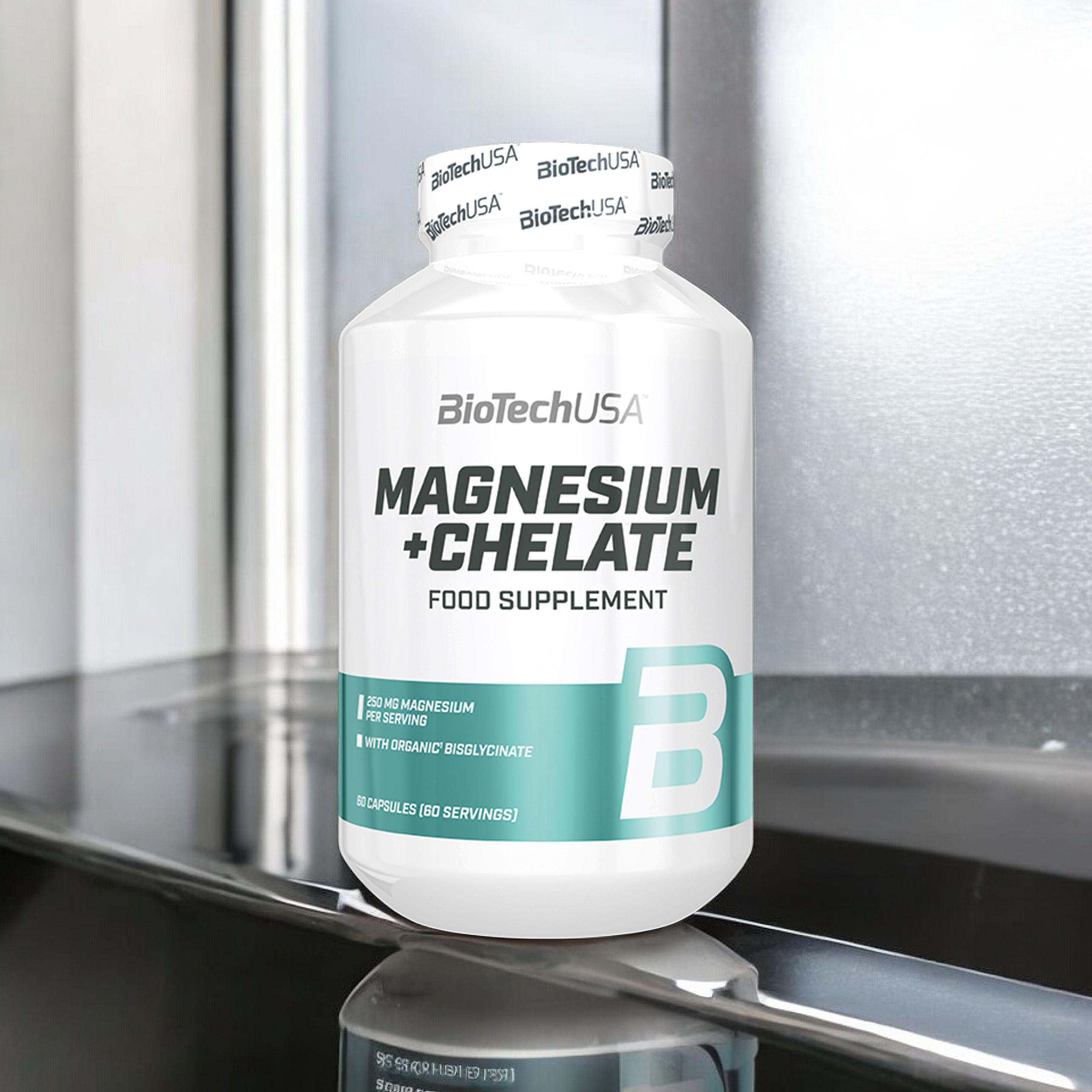 BioTech USA Magnesium + Chelate - 2x 60caps
