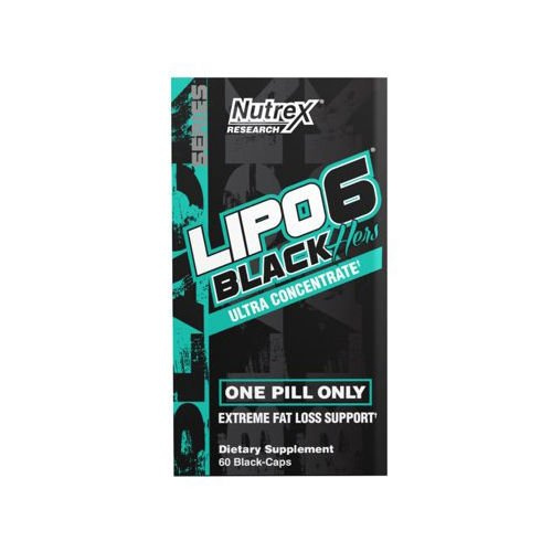 NUTREX Lipo 6 Black Hers Ultra Concentrate - 60black-caps - NIE ODKRYWAĆ