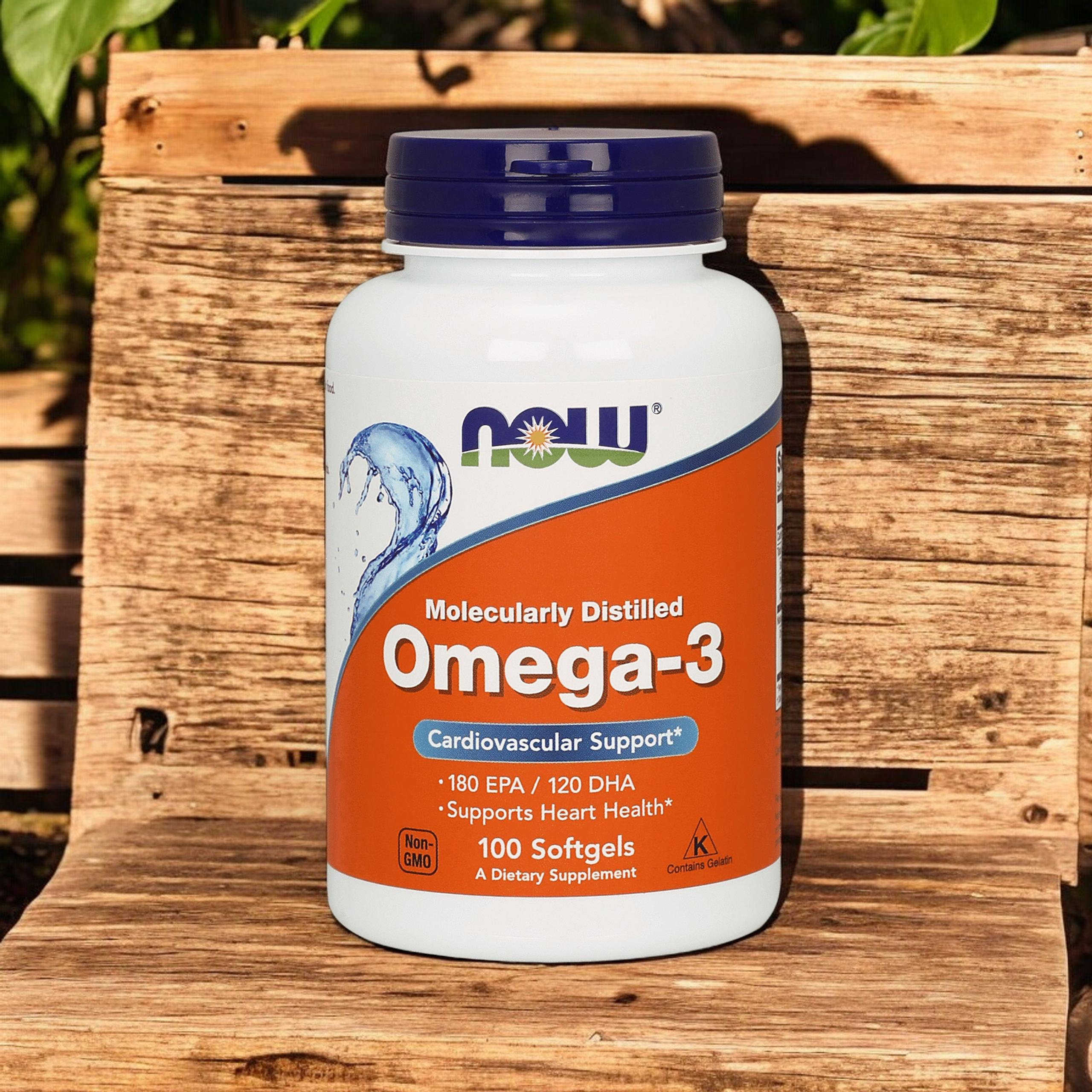 NOW Omega-3 - 2x 100soft gels