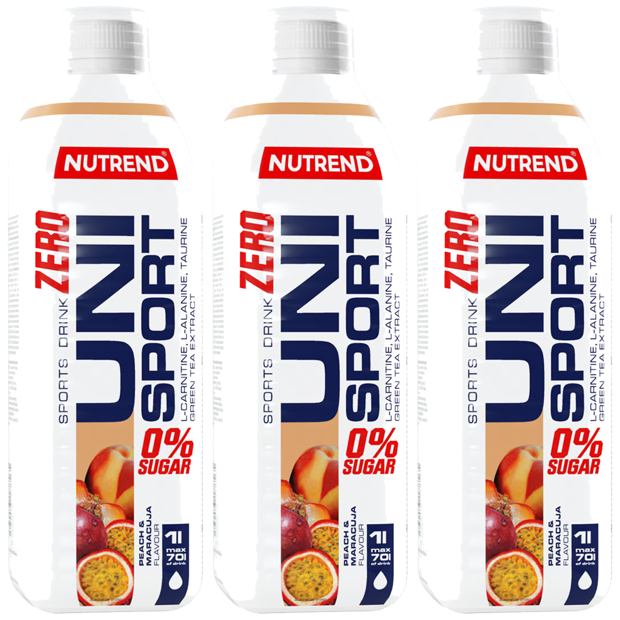 NUTREND UNISport Zero - 3x 1000ml