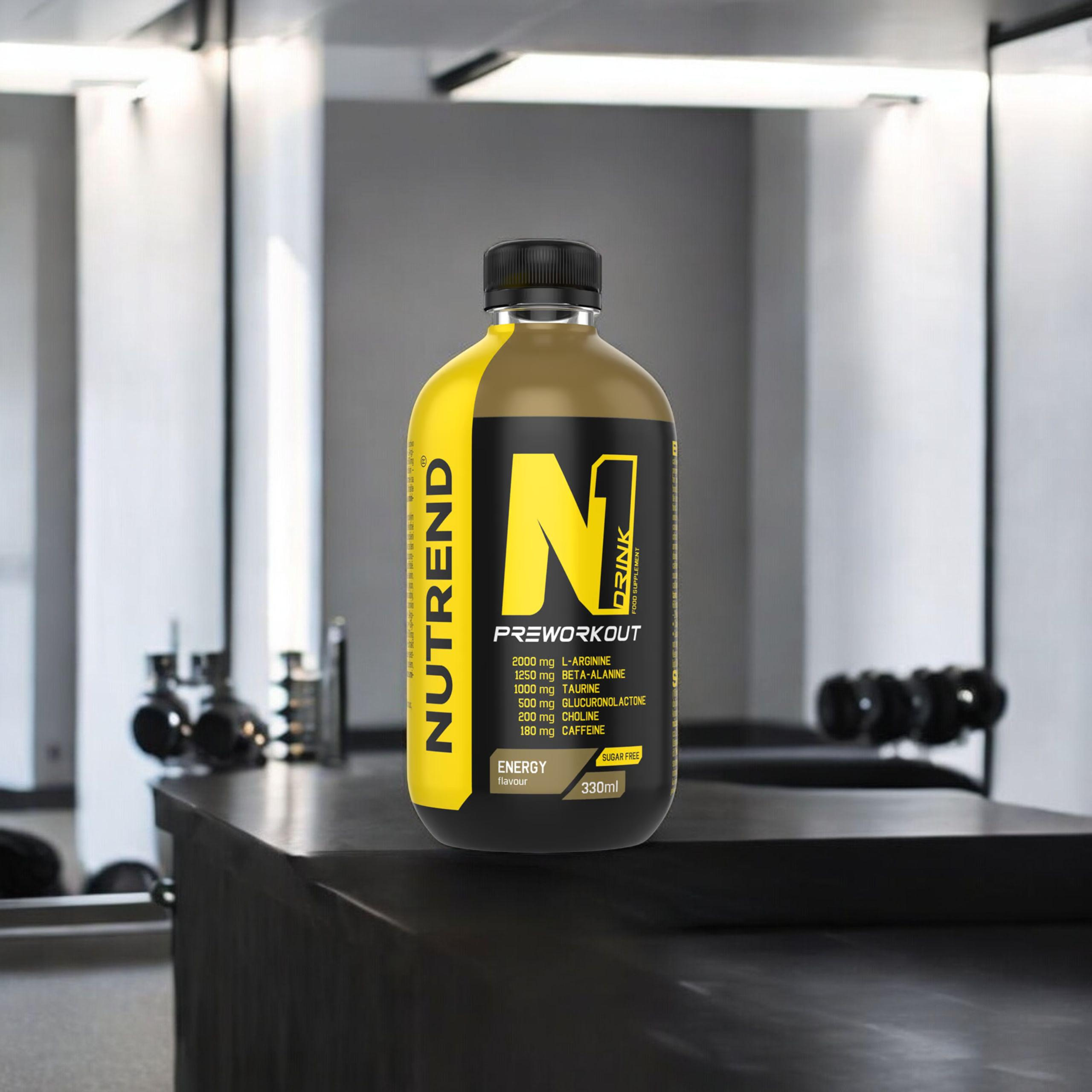 NUTREND N1 Drink PreWorkout - 330ml - WYPRZEDAŻ - 19-09