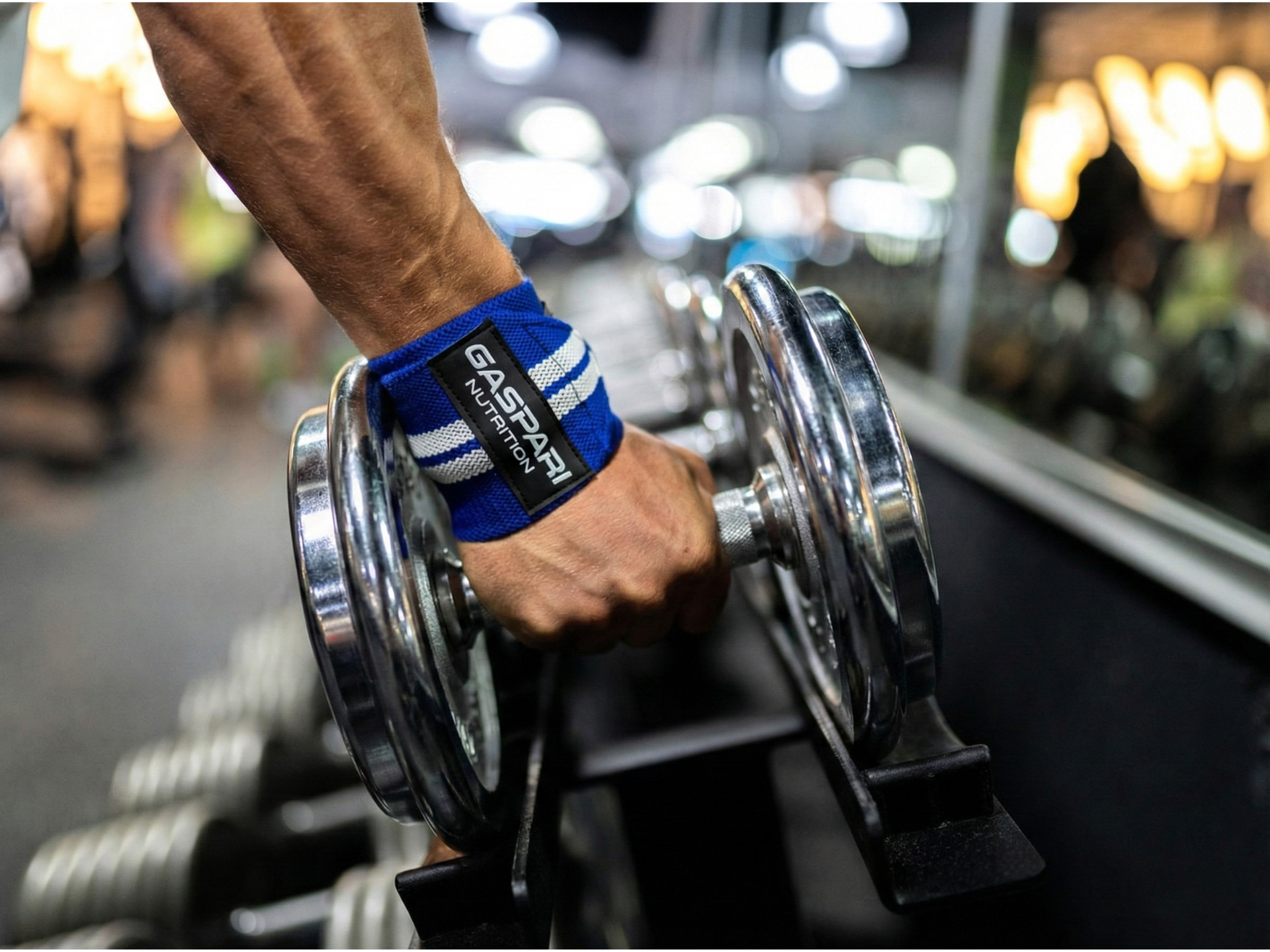 GASPARI NUTRITION Wrist Wraps - 2x Opaski usztywniające na nadgarstki