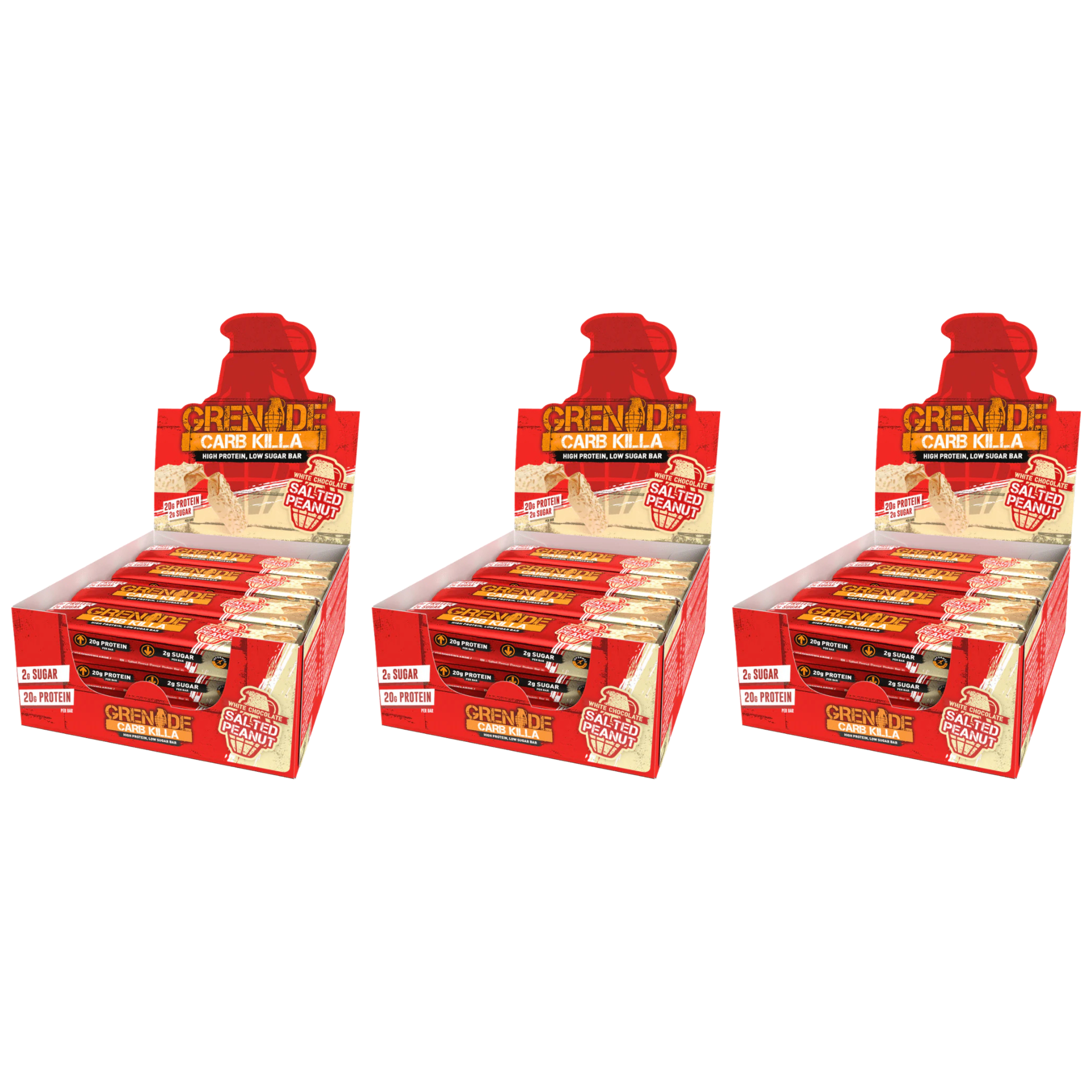 GRENADE - Protein Bar - 12x 3x 60g