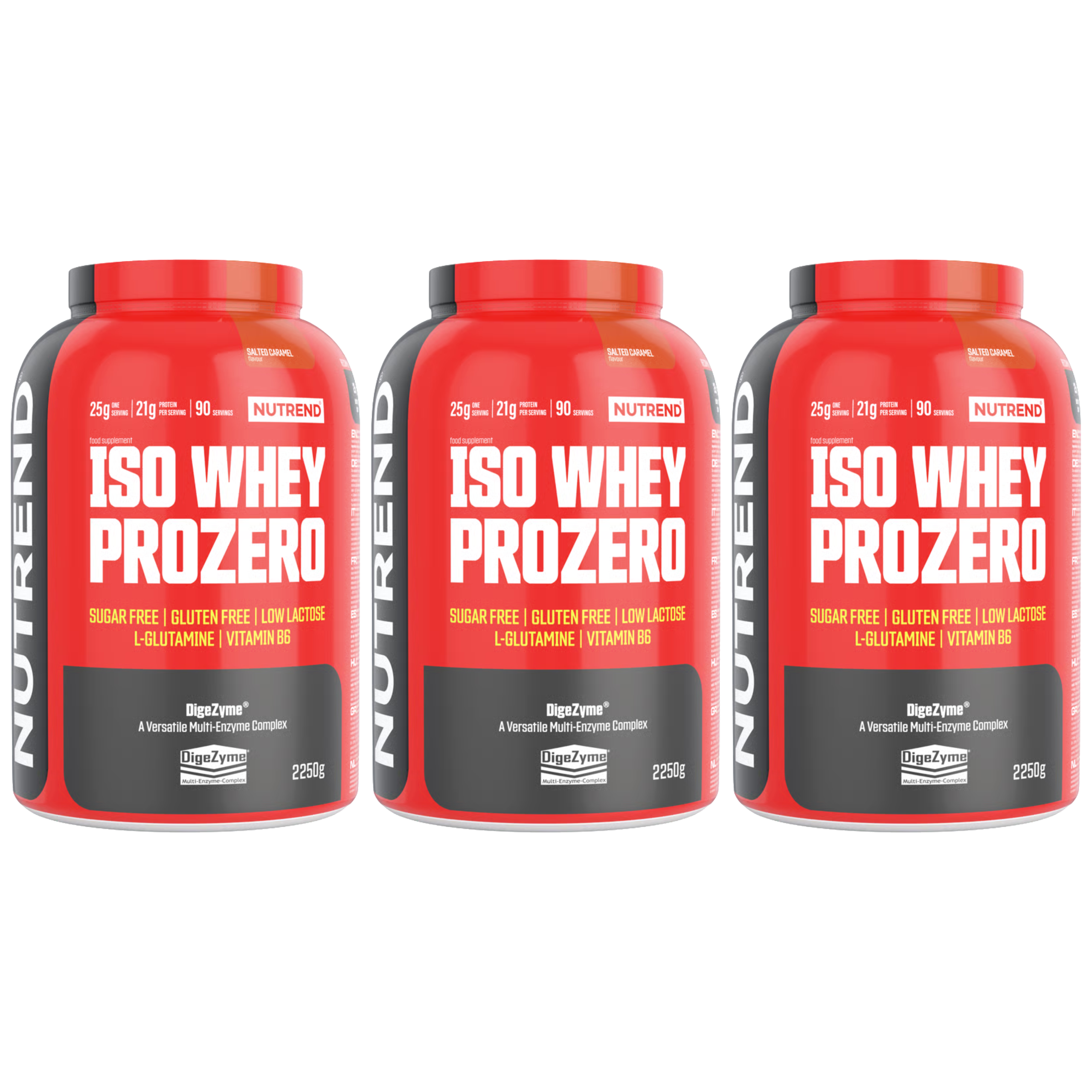 NUTREND Iso Whey ProZero - 3x 2250g