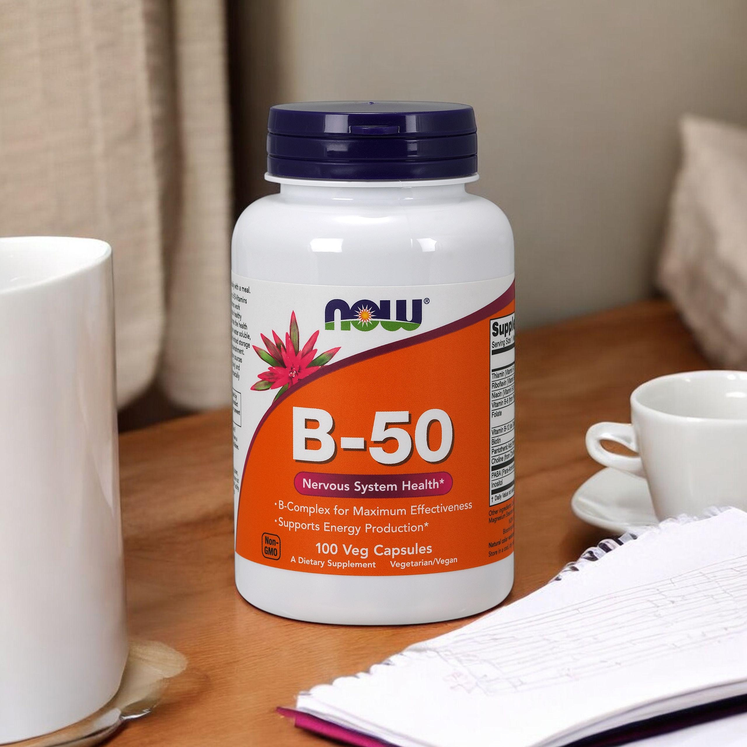NOW Vitamin B-50 - 2x 100vcaps