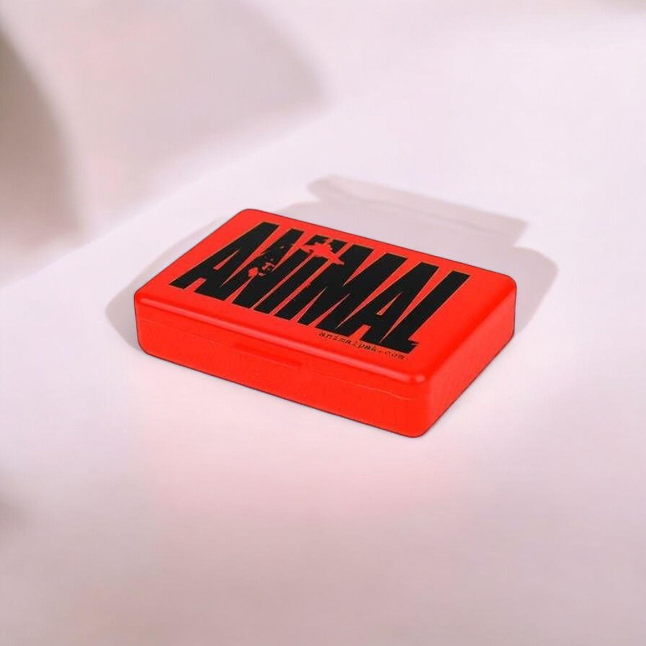 UNIVERSAL - Pill Box Animal - 3x Red Black