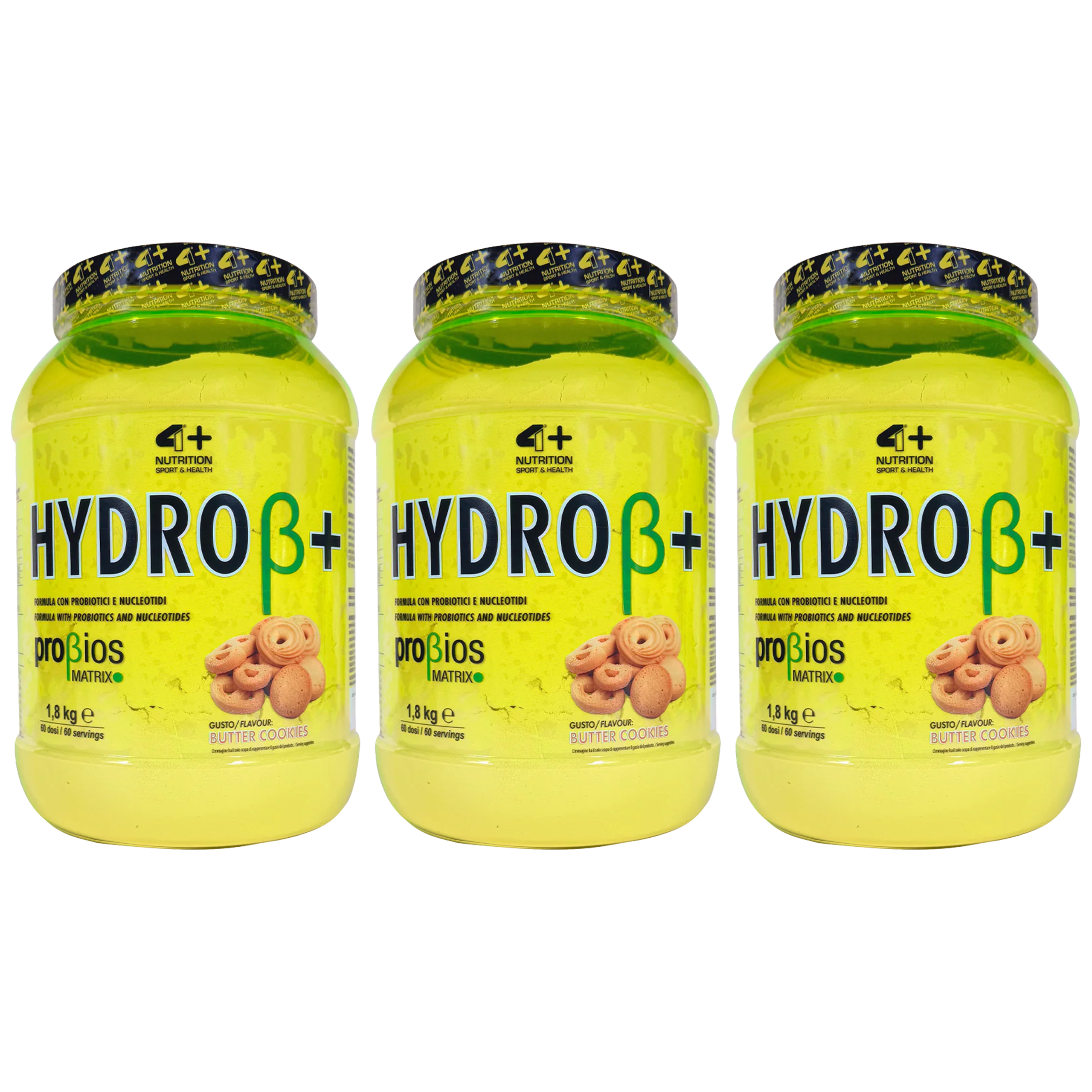4+ NUTRITION HYDRO+ Probiotics - 3x 1800g
