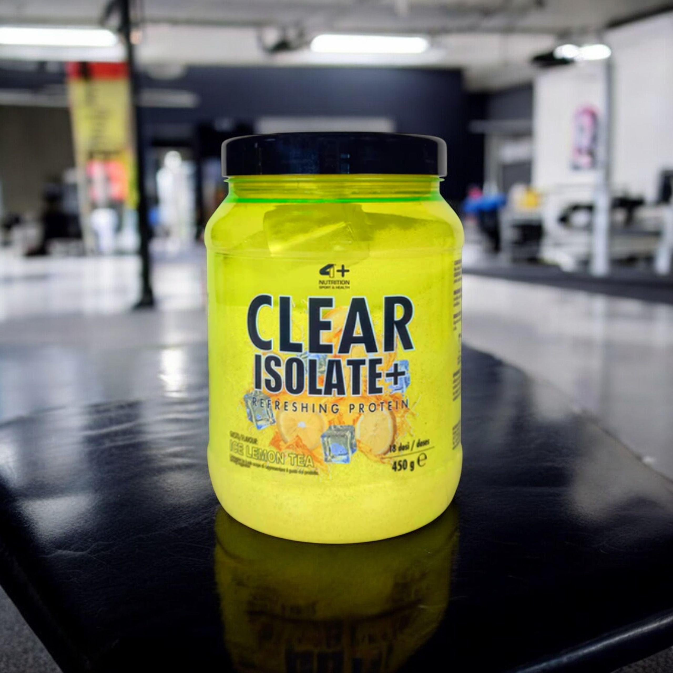 4+ NUTRITION - Clear Isolate+ - 450g - Ice Lemon Tea