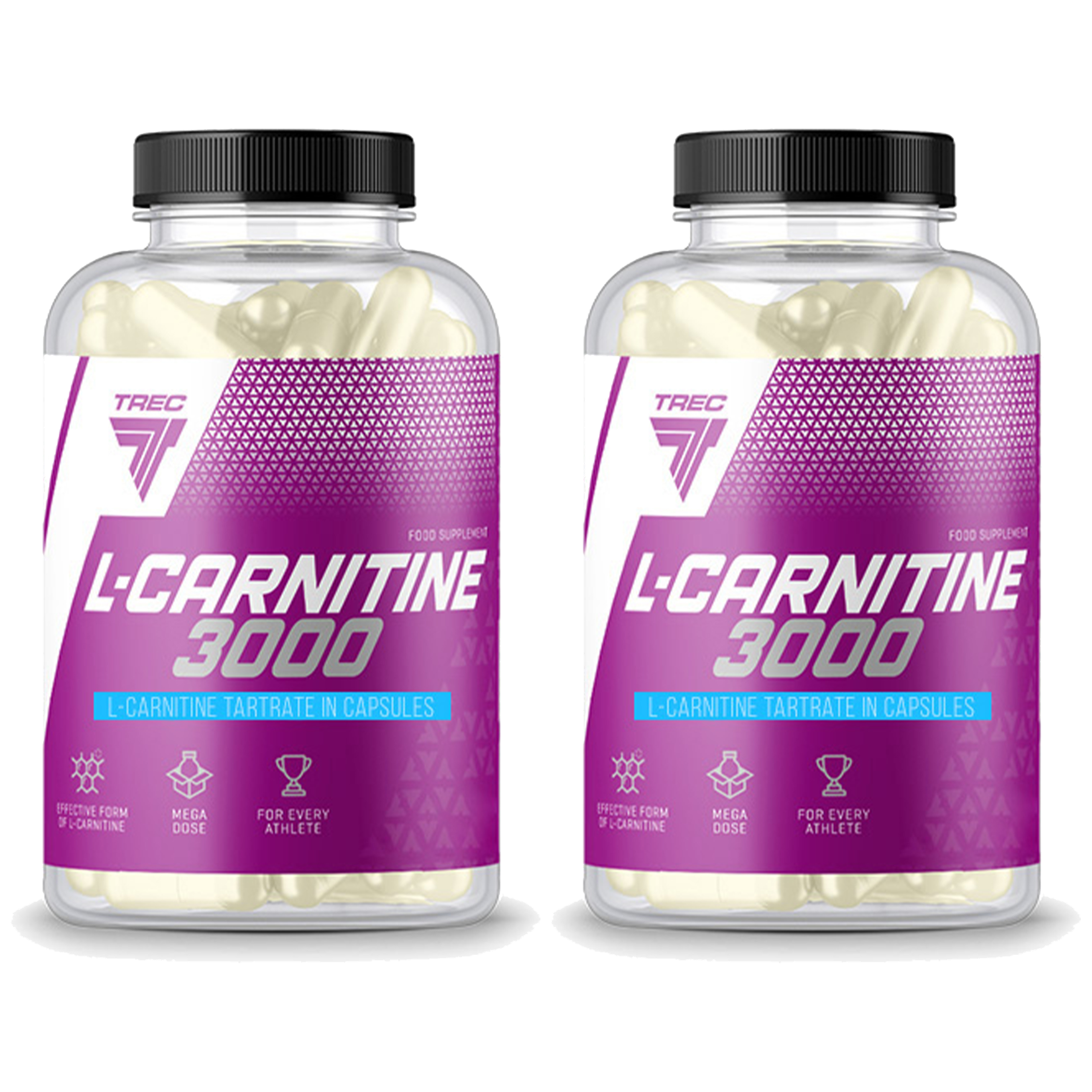 TREC L-Carnitine 3000 - 60caps. - 2x L-Karnityna