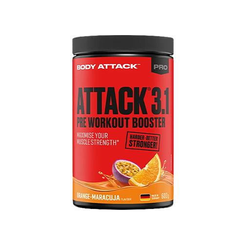 BODY ATTACK Attack 3.1 Pre Workout Booster - 3x 600g