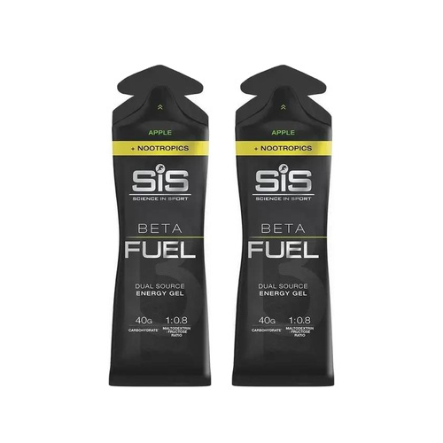 SIS (SCIENCE IN SPORT) - Fuel Energy Gel + Nootropics - 2x 60ml - Apple