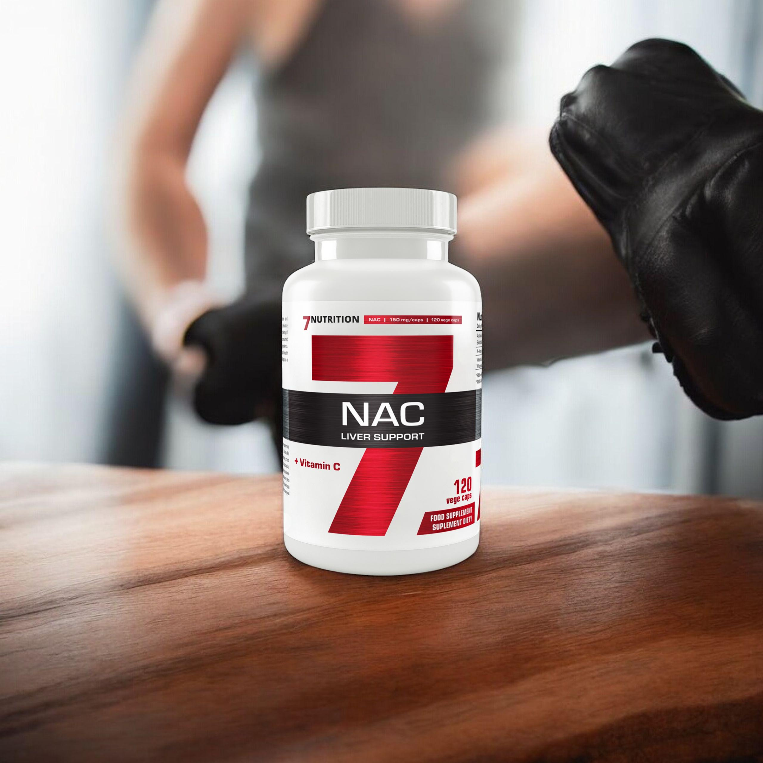 7 NUTRITION NAC + Vitamin C - 2x 120vcaps