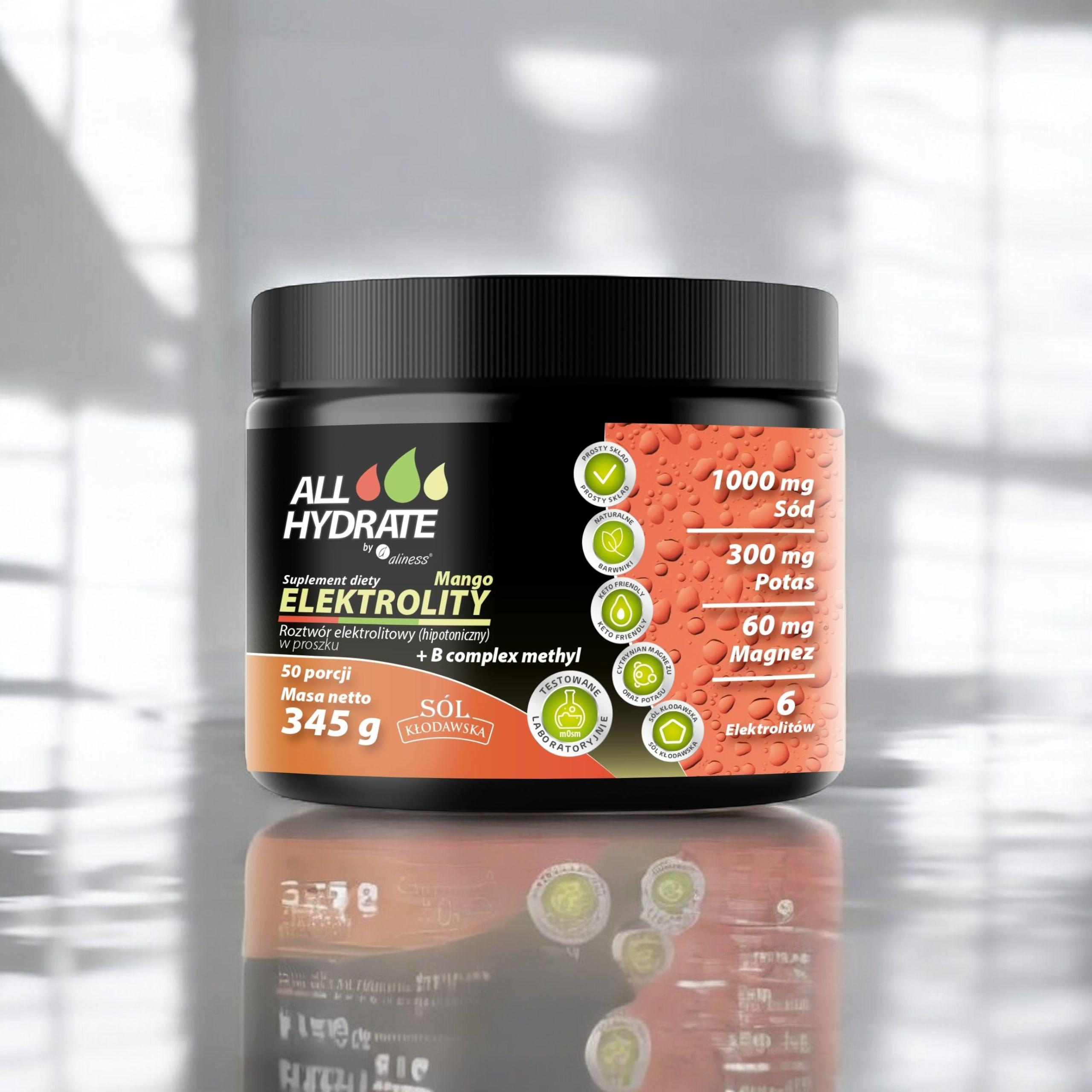 ALINESS - ALL Hydrate Elektolity + B Complex Methyl - 345g 