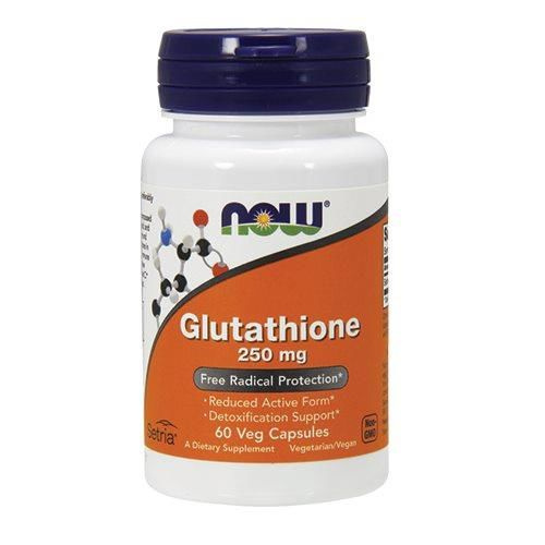 NOW Glutathione 250mg - 2x 60vcaps