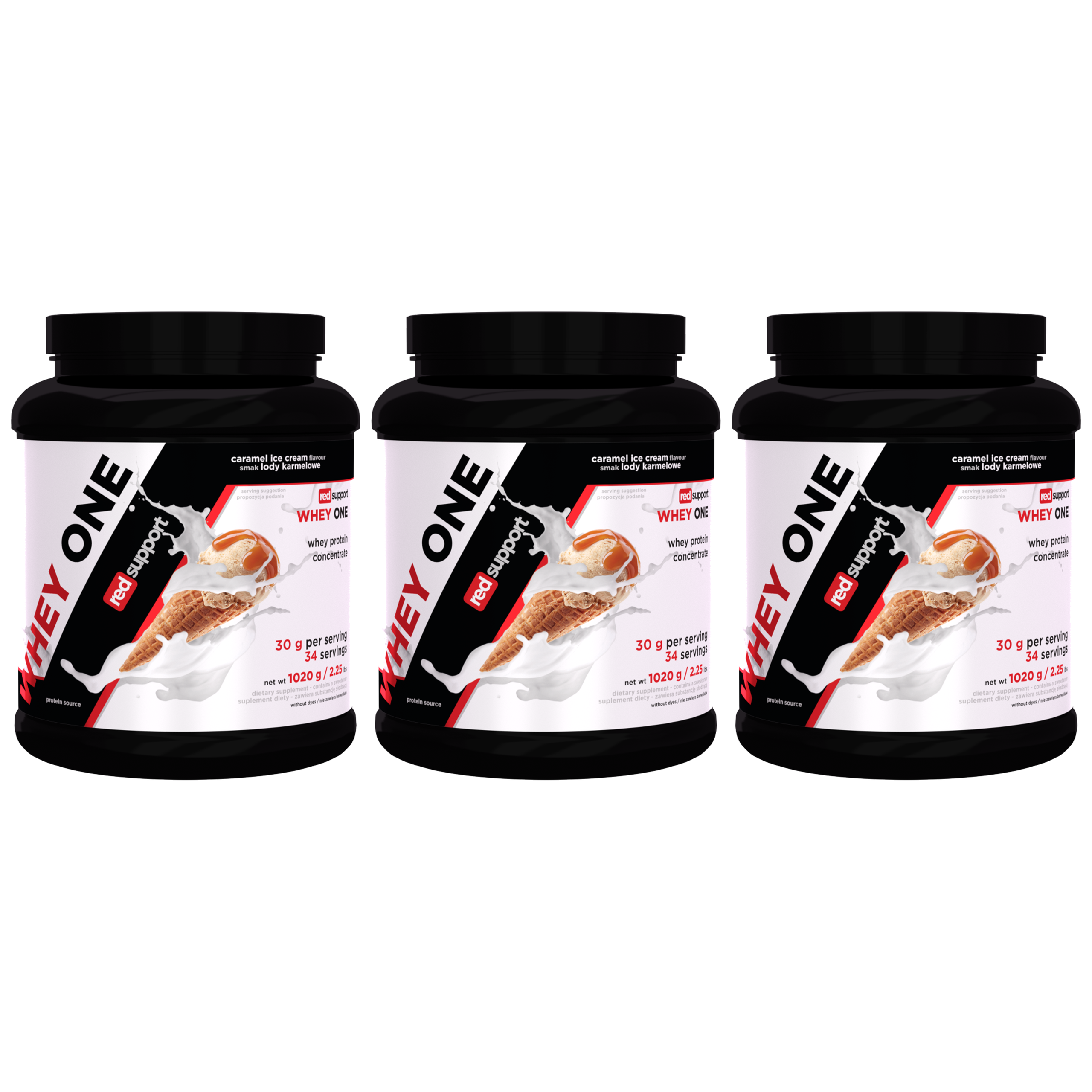 RED SUPPORT Whey One - 3x 1020g