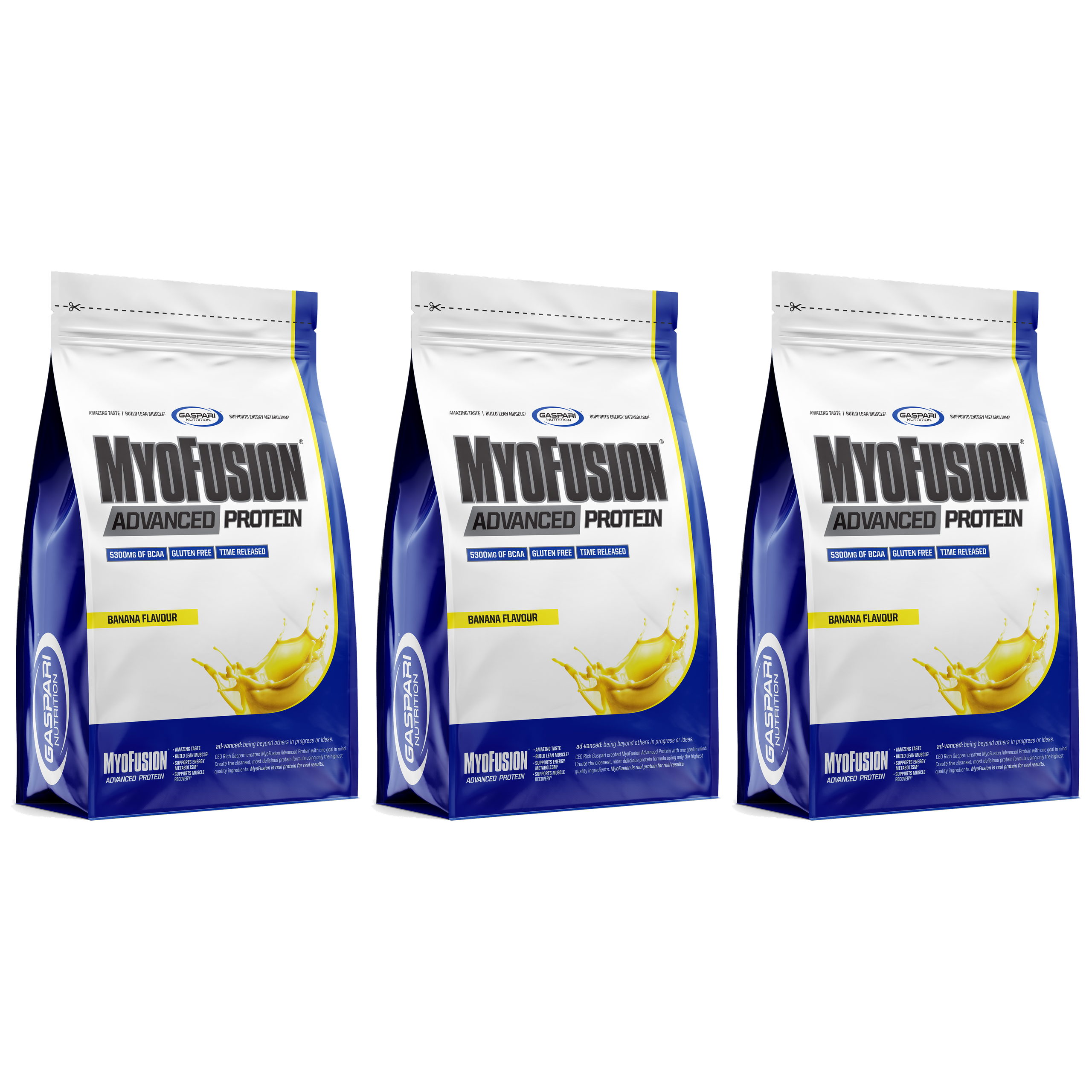GASPARI NUTRITION Myofusion Advanced EU - 3x 500g