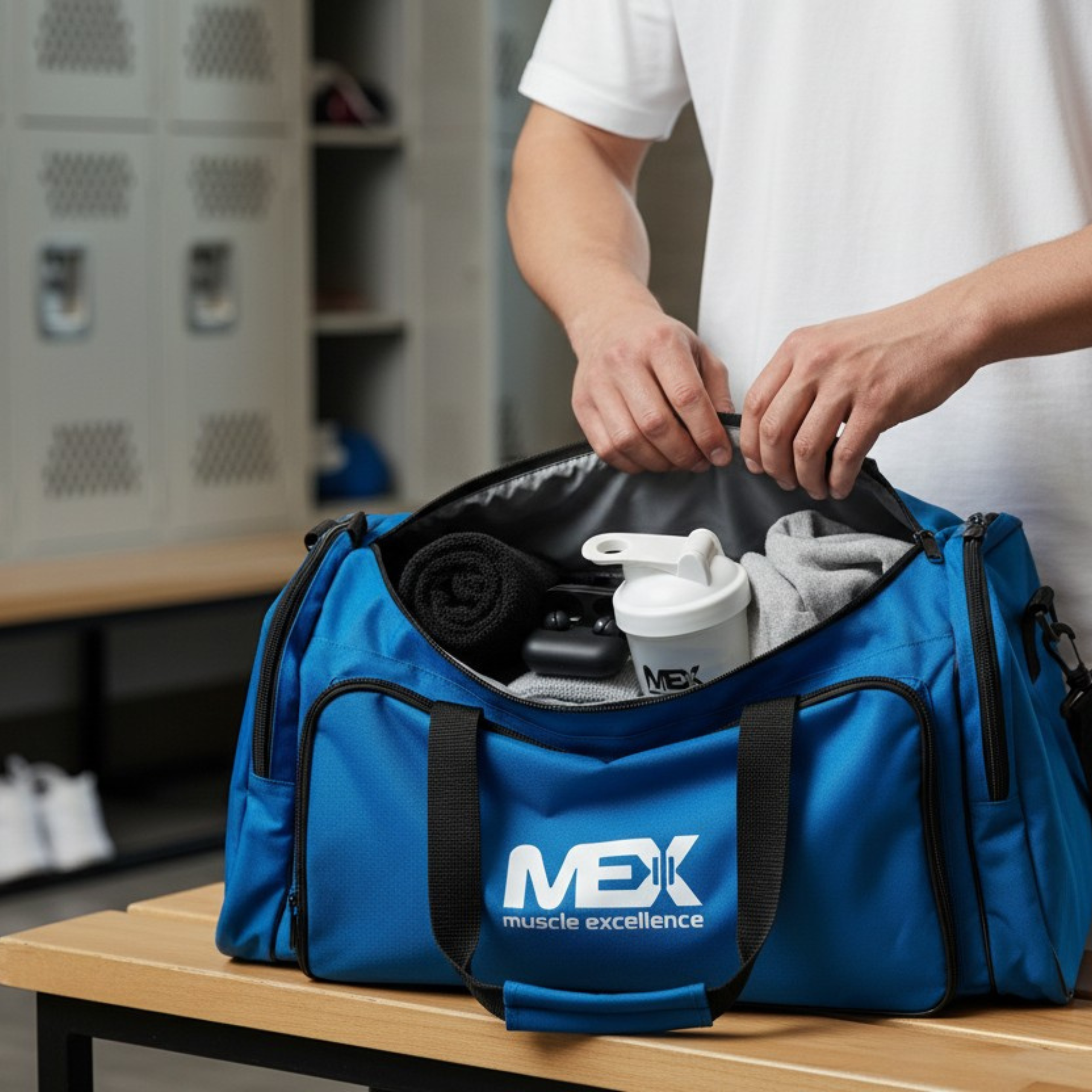 MEX NUTRITION - Torba Sporty Bag - 3x Blue