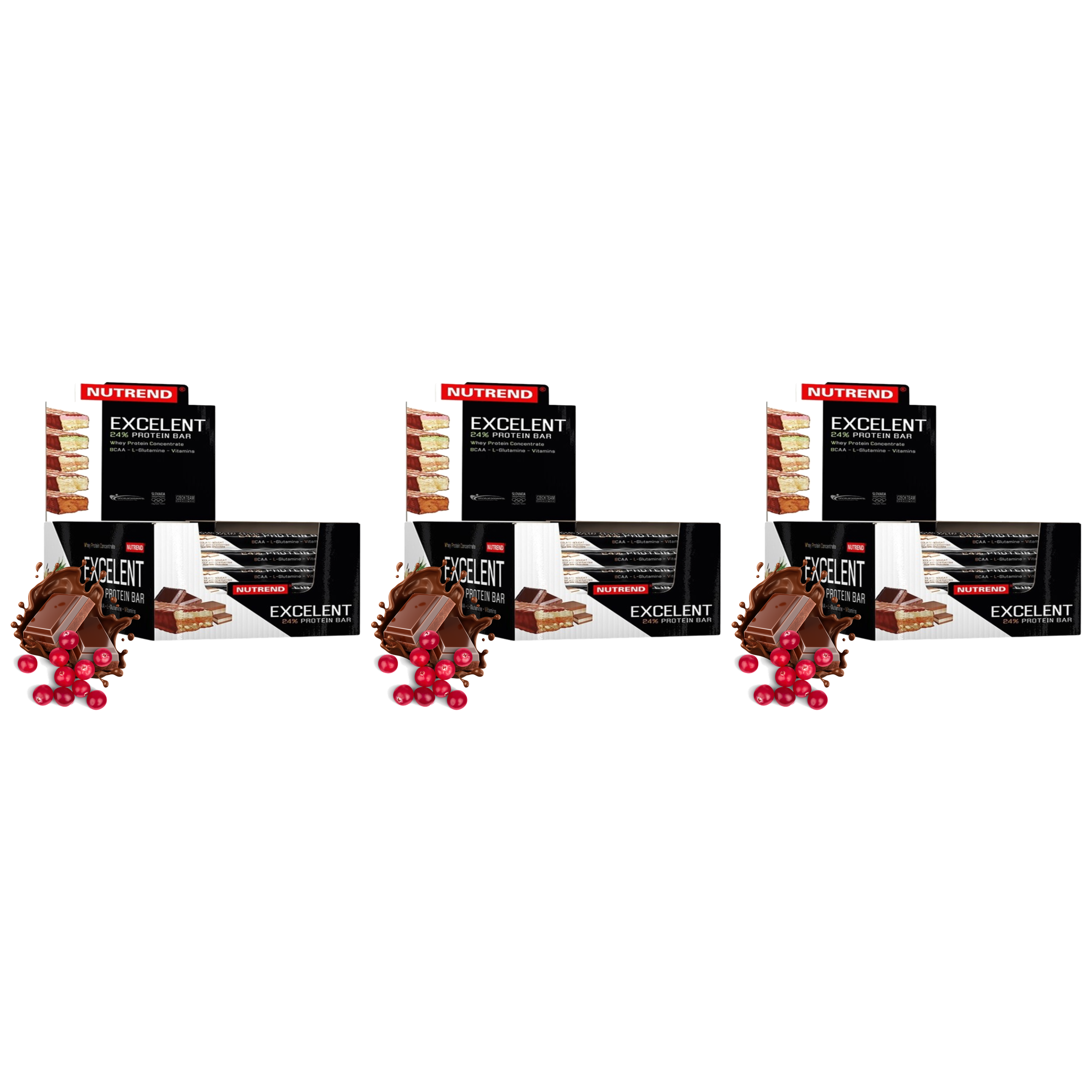 NUTREND - Excelent Protein Bar - 18x 3x 85g