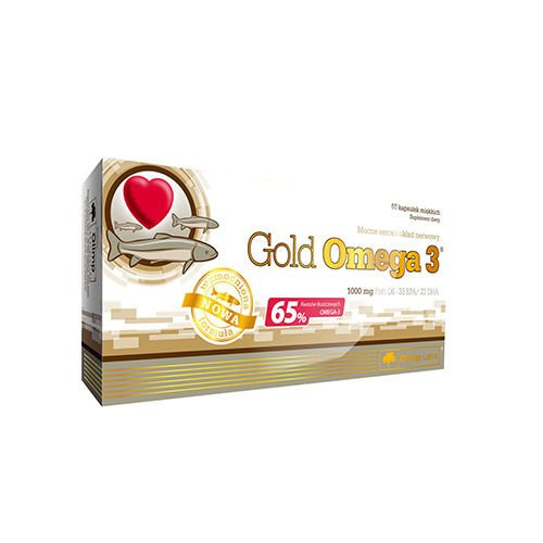 OLIMP Gold Omega 3 (65%) 1000mg - 2x 60caps