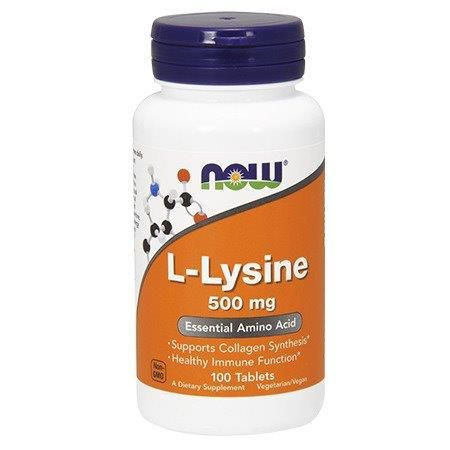 NOW L-Lysine - 2x 100tab