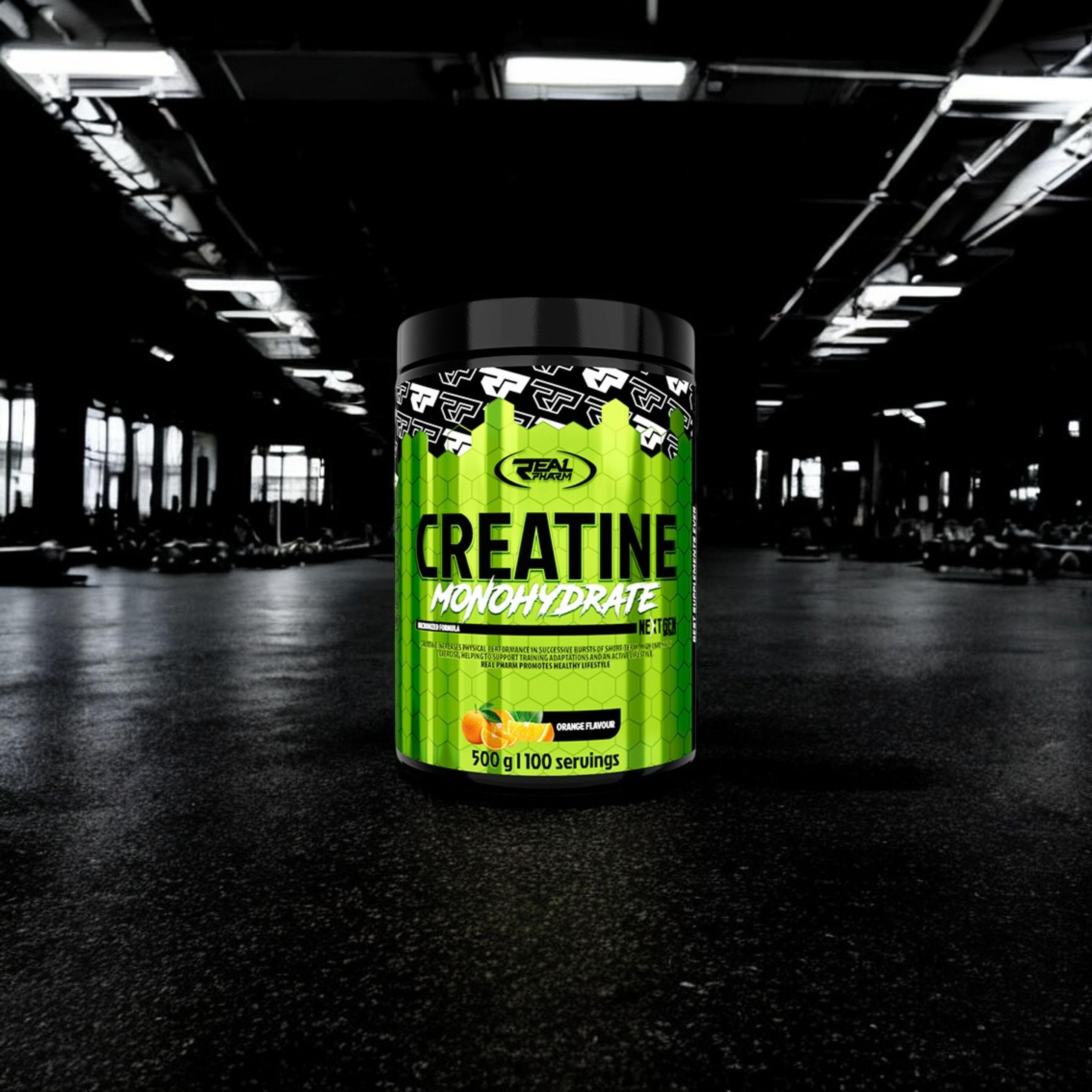 REAL PHARM Creatine Monohydrate - 3x 500g