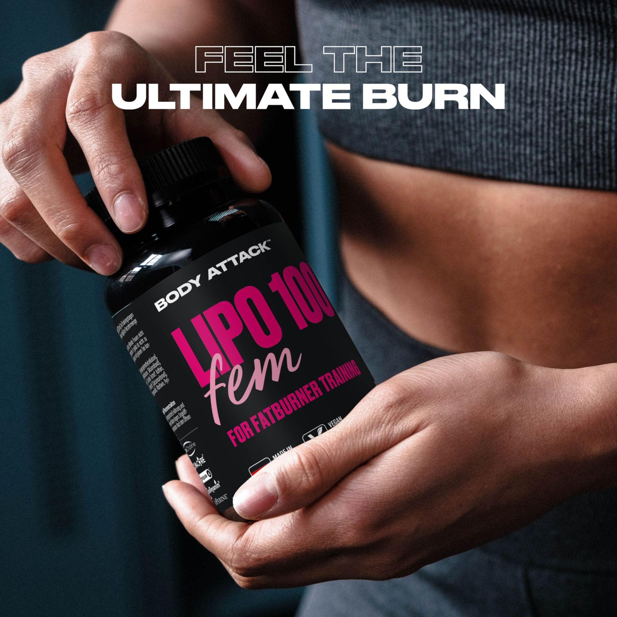 BODY ATTACK Lipo 100 FEM - 3x 60vcaps