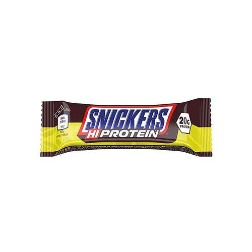Snickers HIProtein Bar Proteinriegel mit sichtbarem Proteingehalt von 20g