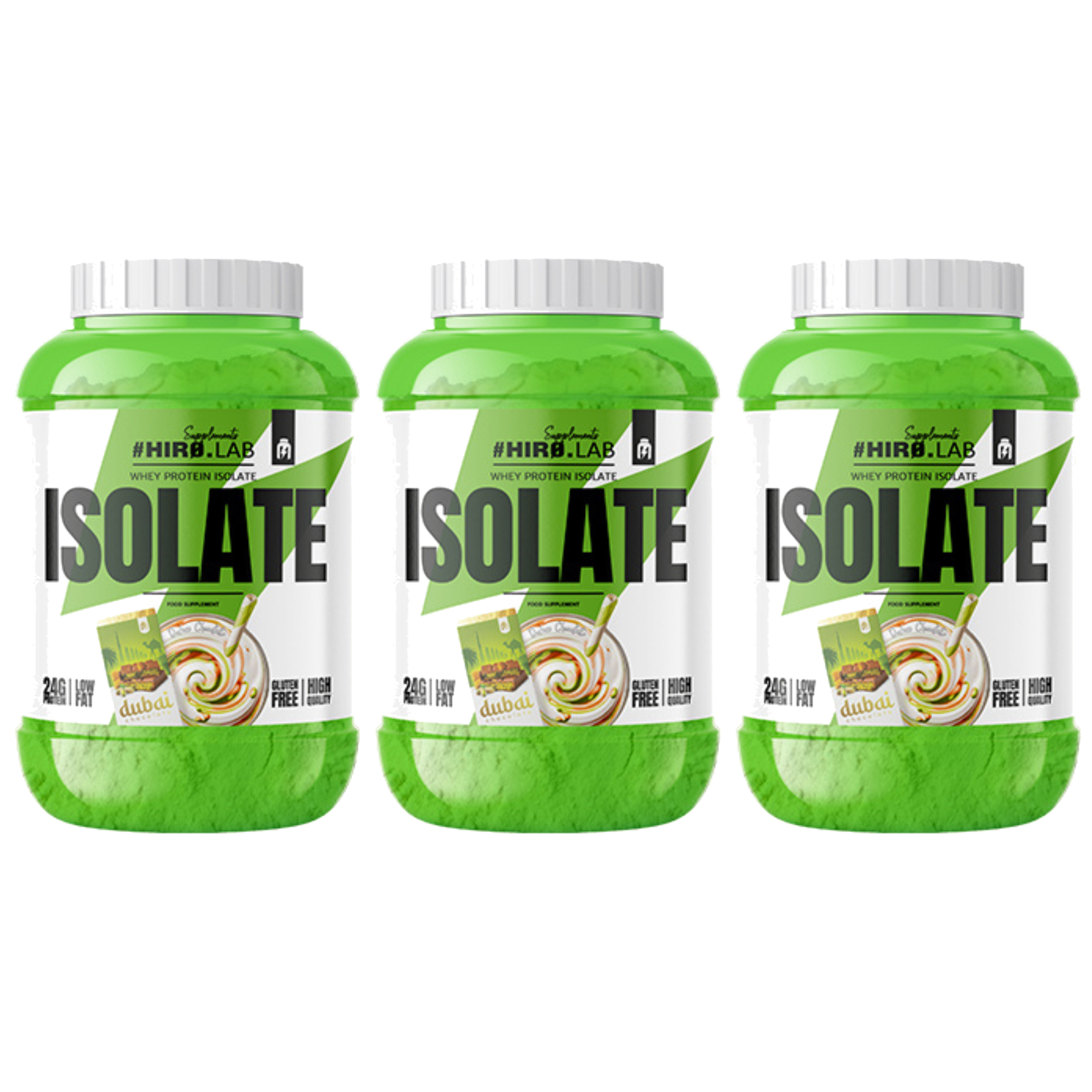 HIRO.LAB Whey Protein Isolate - 3x 1800g