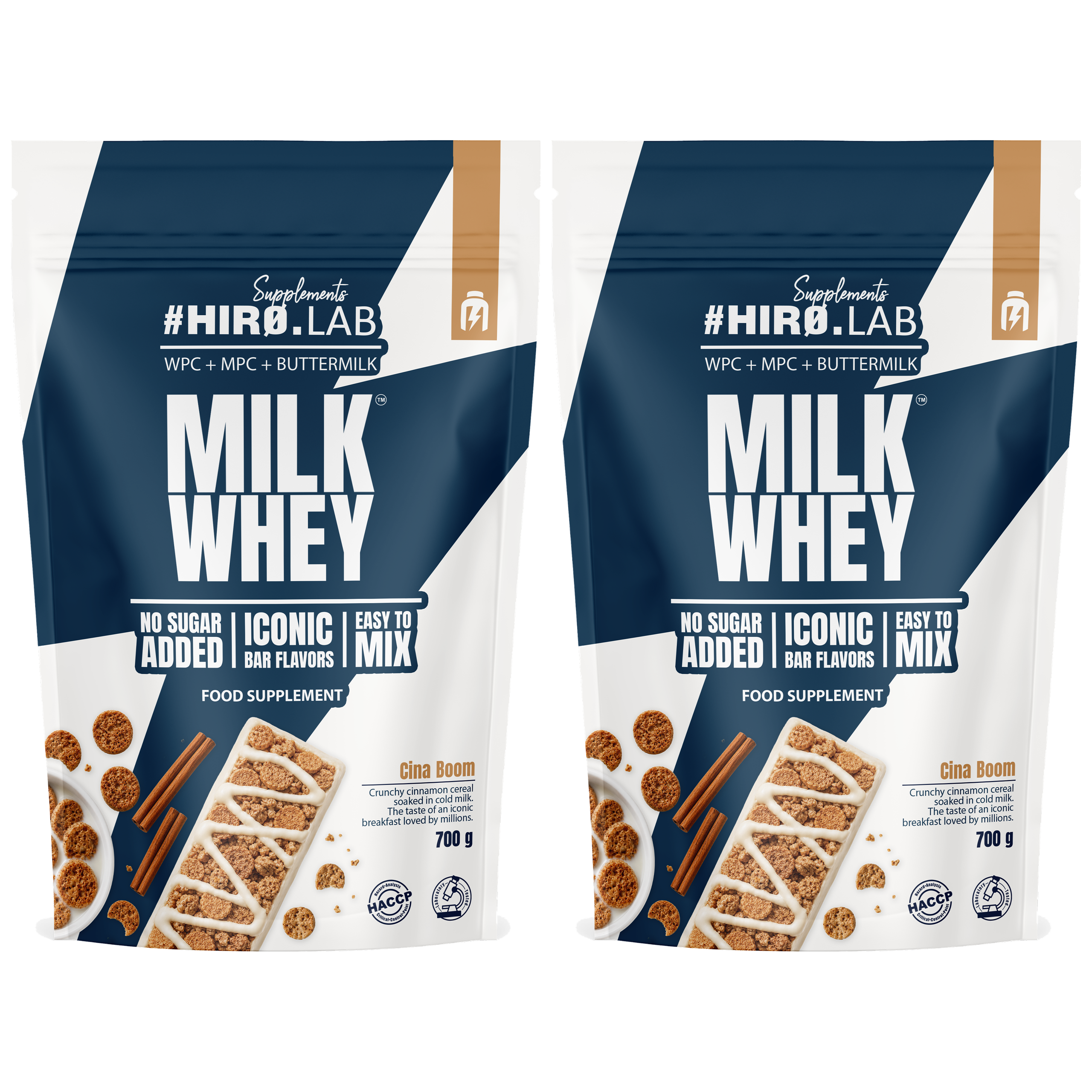HIRO.LAB - Milk Whey - 2x 700g