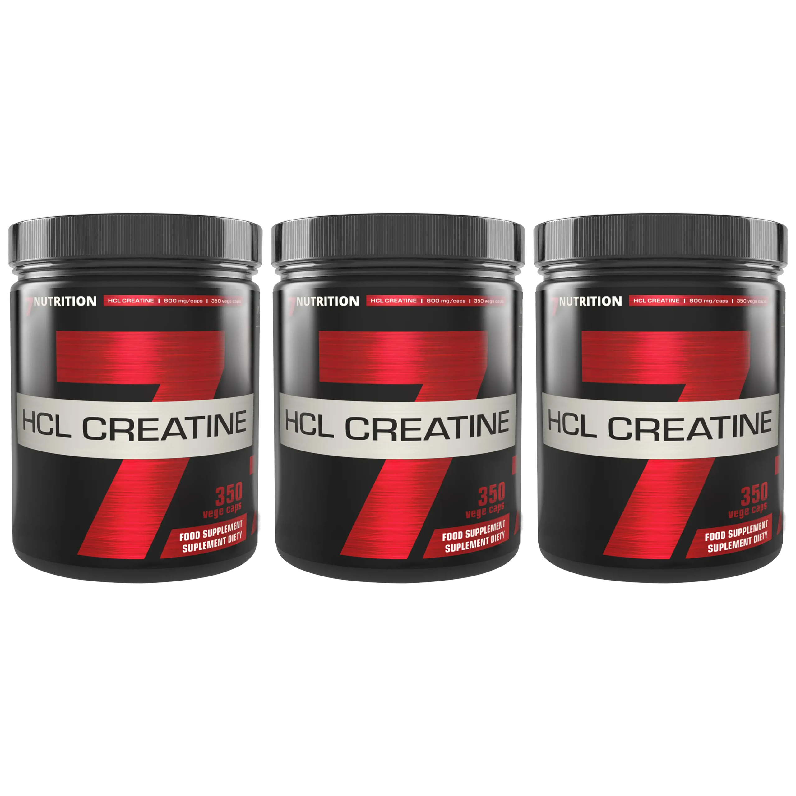 7 NUTRITION HCL Creatine - 3x 350caps