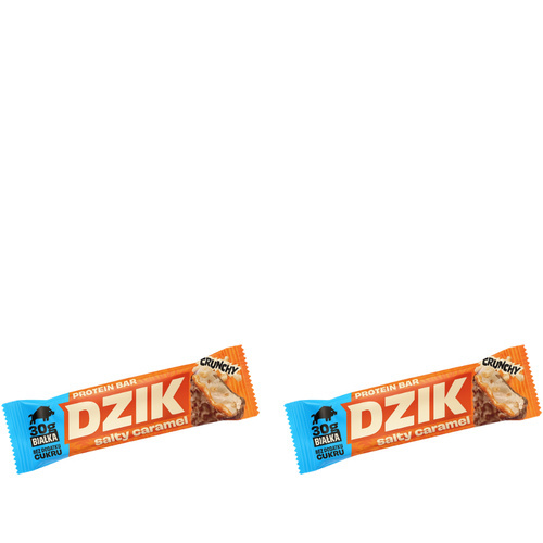 DZIK - Protein Bar Crunchy - 2x 70g - Salted Caramel