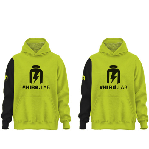 HIRO.LAB Bluza z kapturem HIRO NEE - Zielona - 2x M