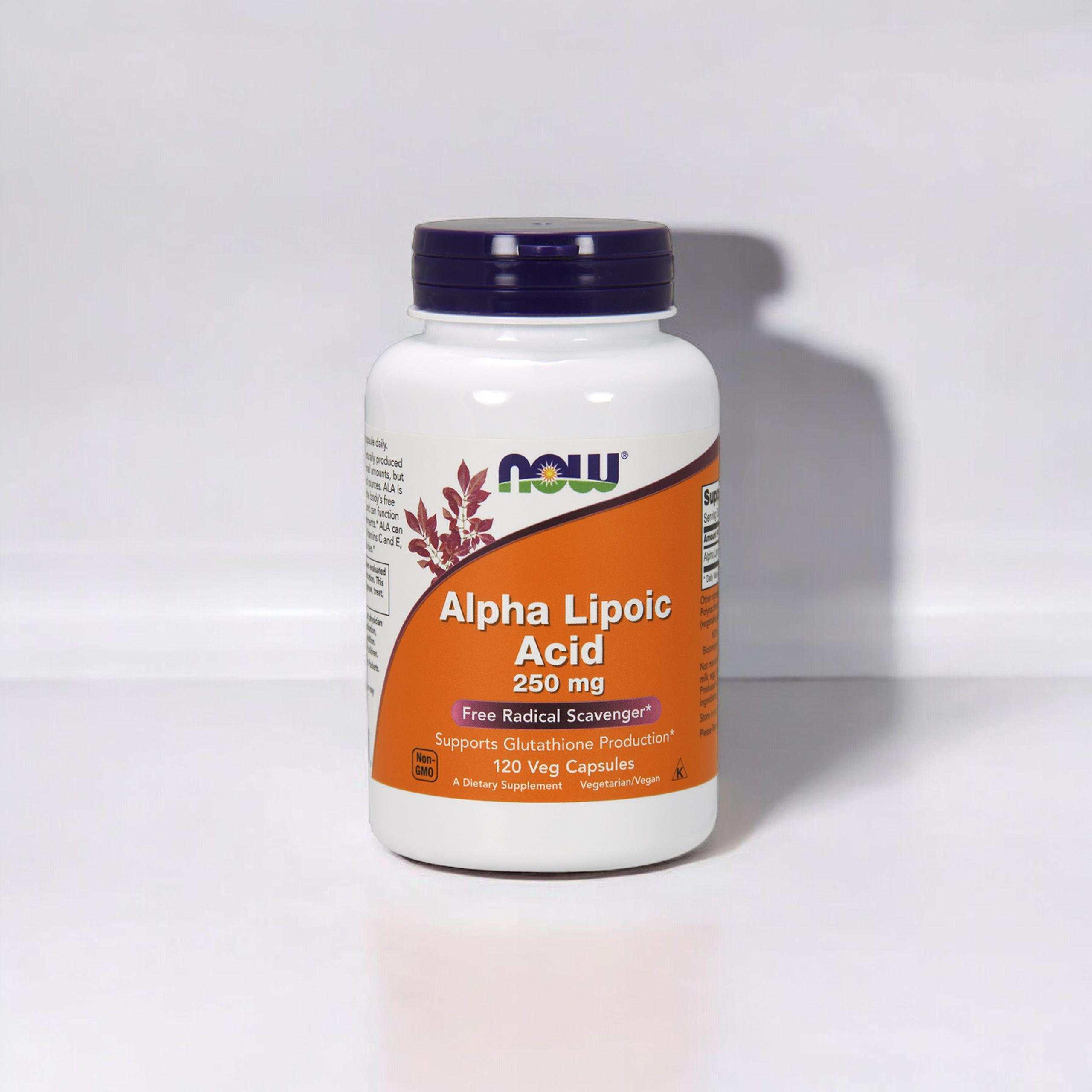 NOW Alpha Lipoic Acid 250mg - 3x 120vcaps