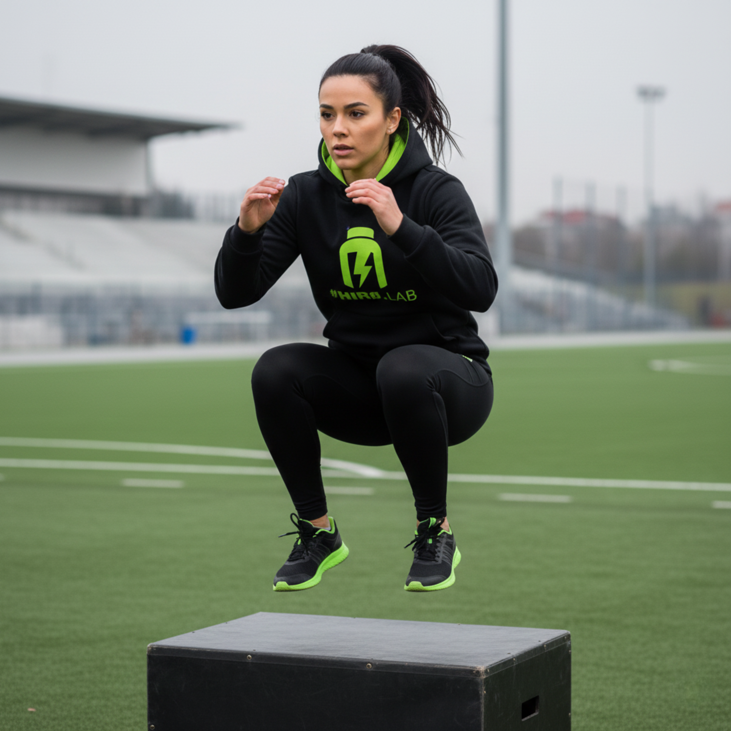 HIRO.LAB Bluza z kapturem HIRO NEE - Czarno Zielona - XL pol_pl_HIRO-LAB-Bluza-z-kapturem-HIRO-NEE-Czarno-Zielona-XL-41872_5